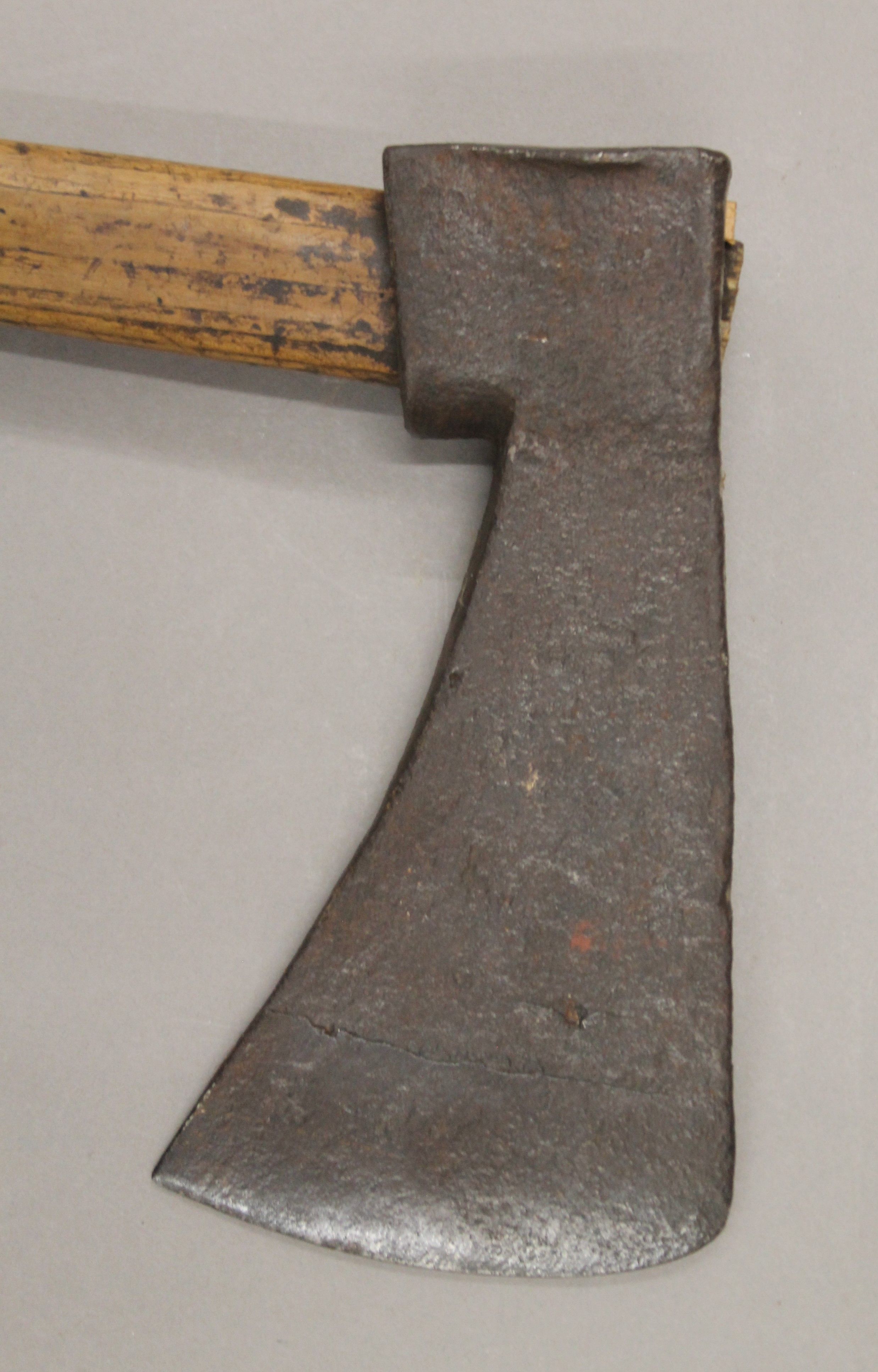 Two antique axes. The largest 33 cm high. - Image 3 of 8