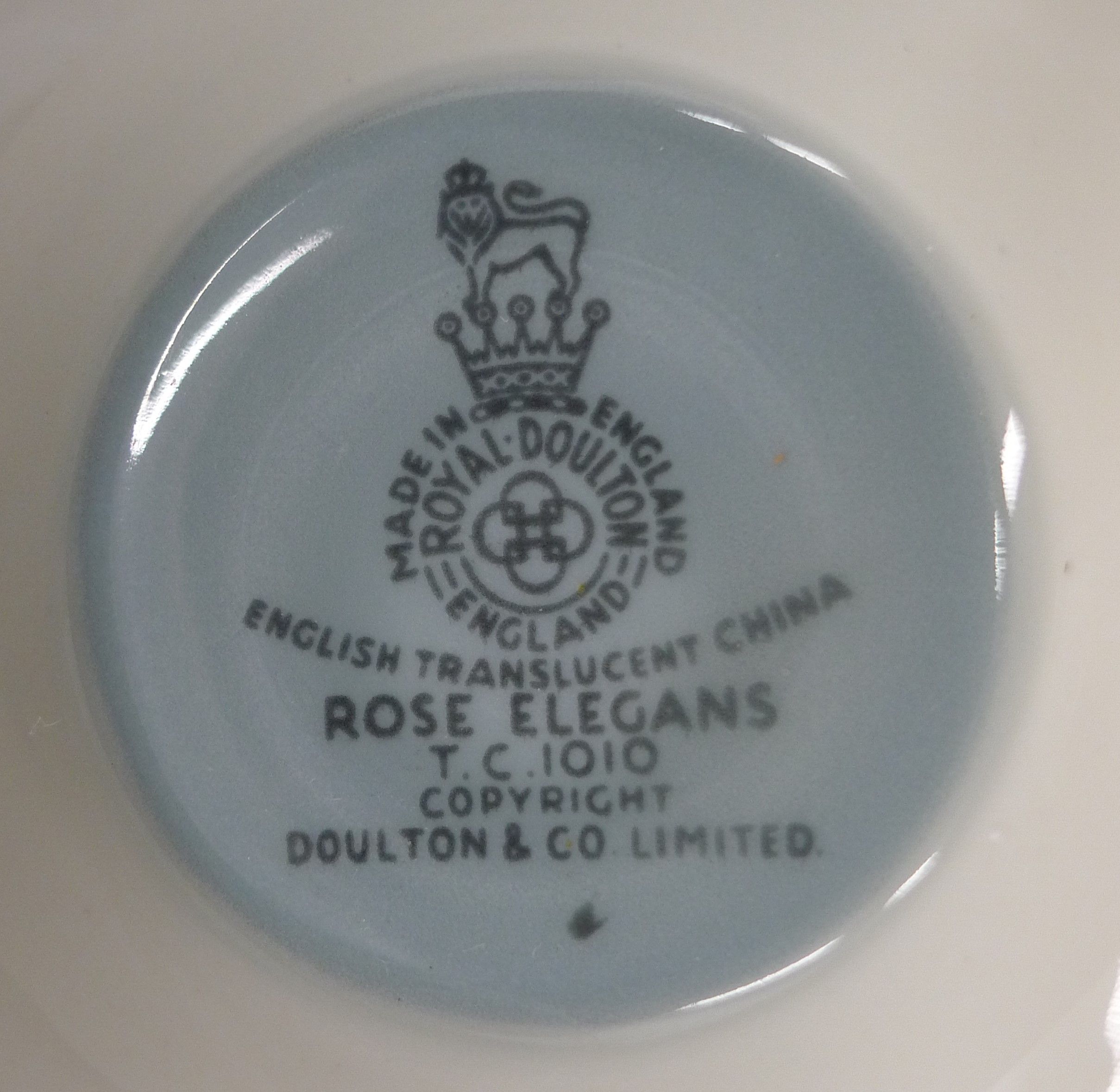 A Royal Doulton Rose Elegans tea set and a Royal Albert Elfin pattern tea set. - Image 5 of 8