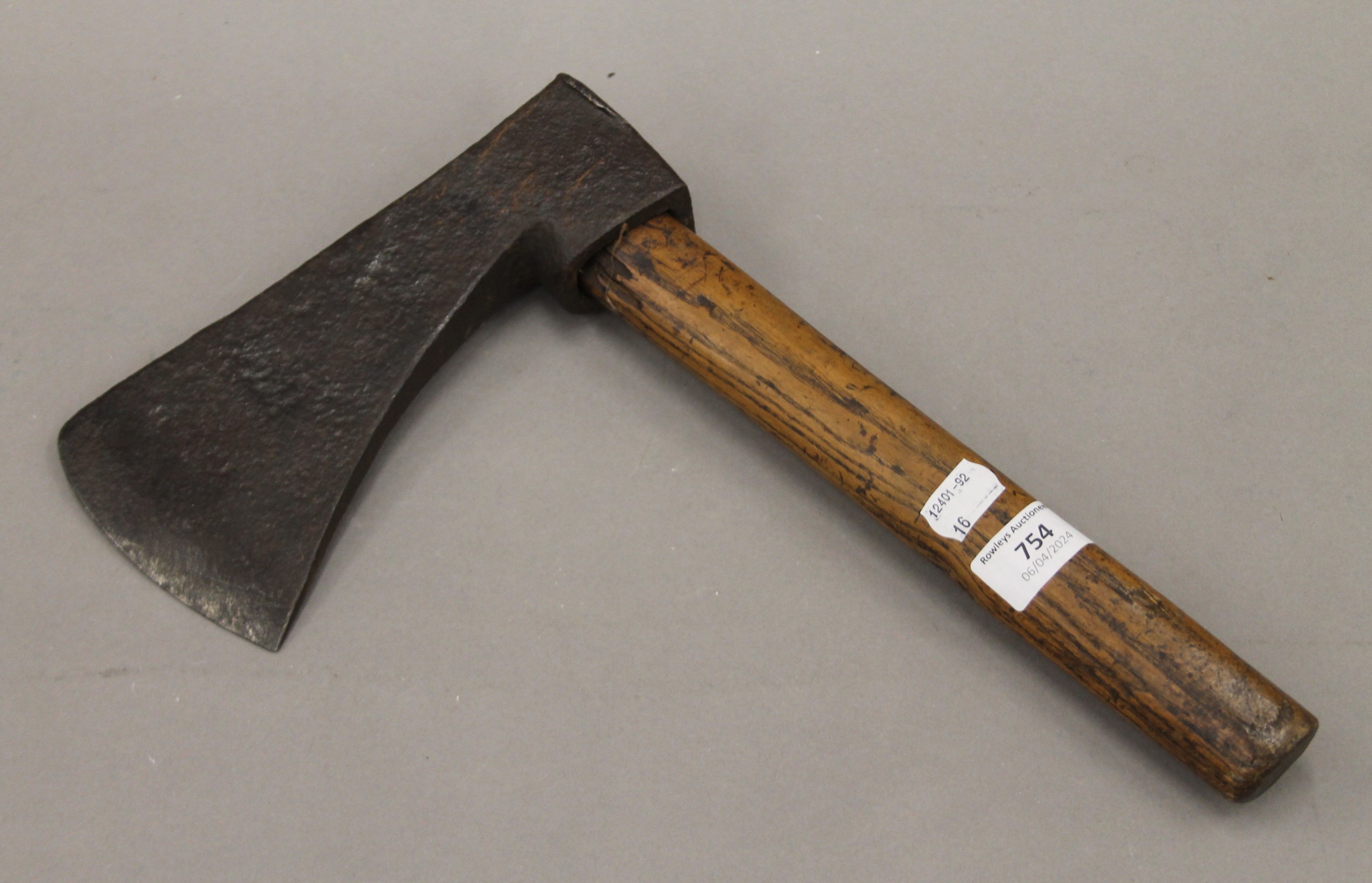 Two antique axes. The largest 33 cm high. - Image 2 of 8