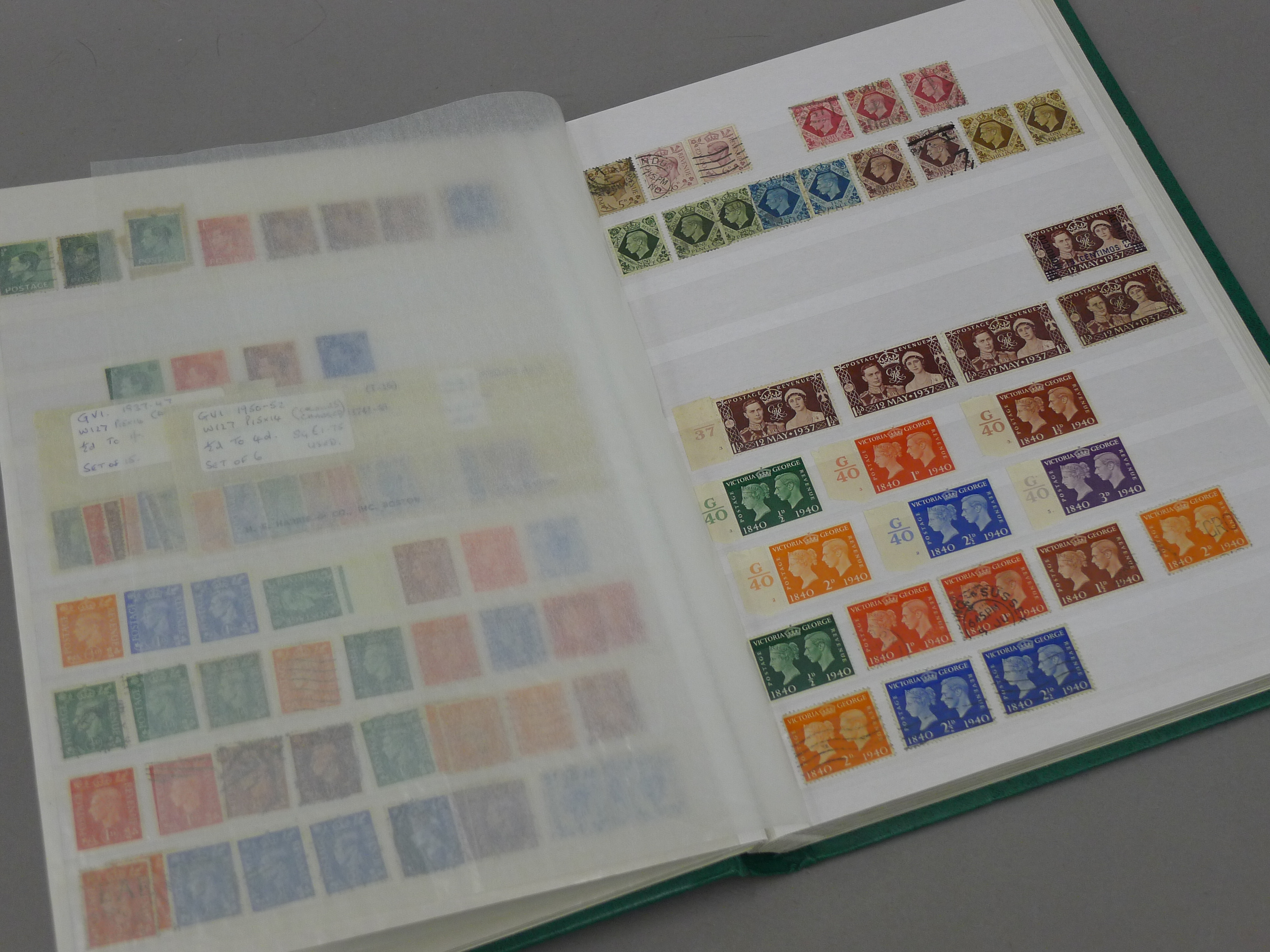 A stamp album to include a quantity of penny reds and other stamps. - Image 3 of 6