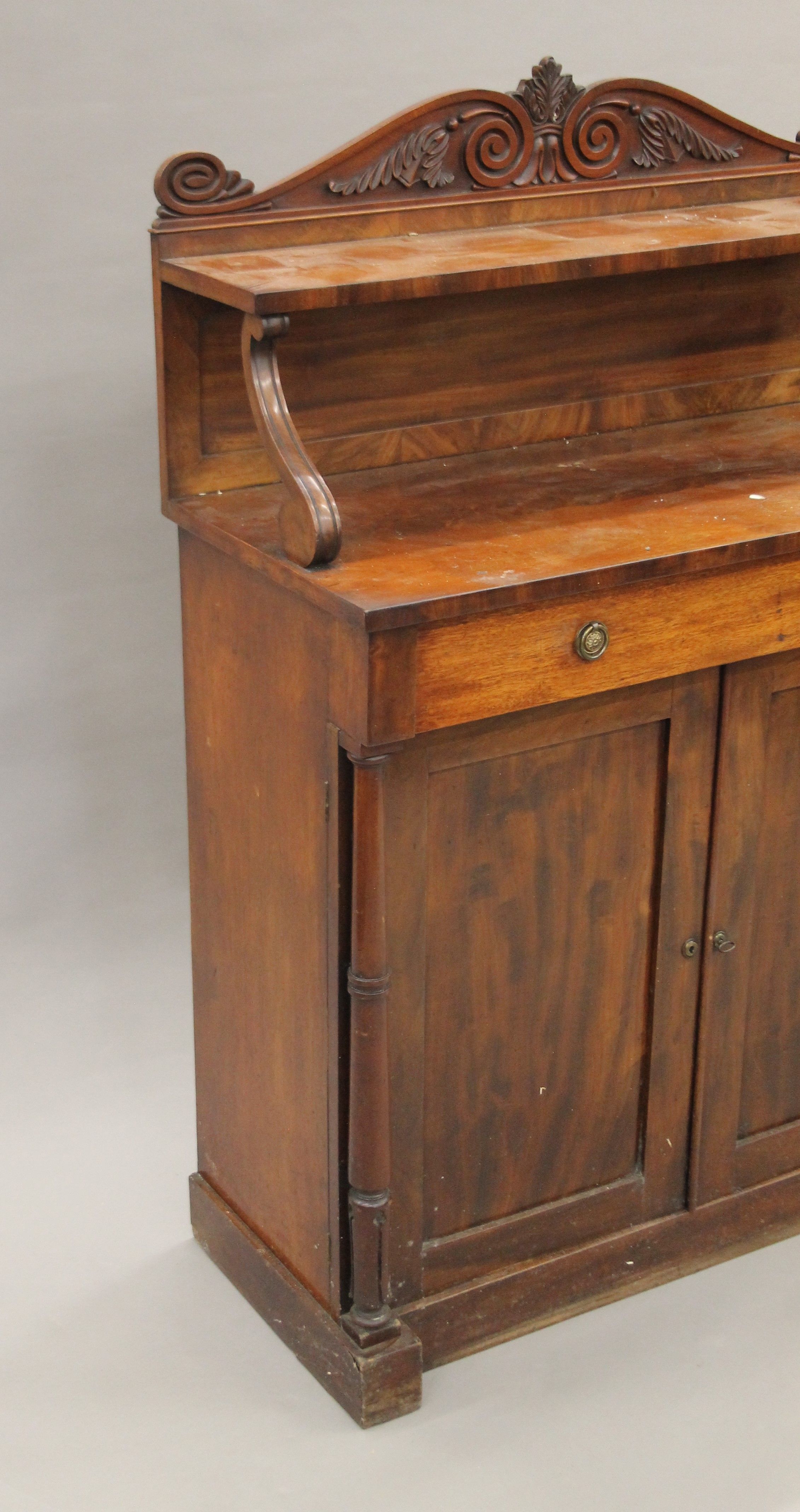 A 19th century mahogany chiffonier. 91.5 cm wide. - Image 3 of 7