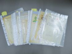 A collection of 19th/early 20th century bill heads, invoices, etc for gun cartridges, gunpowder,