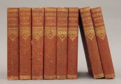 Eight volumes of A History of British Birds by the Rev F O Morris BA,
