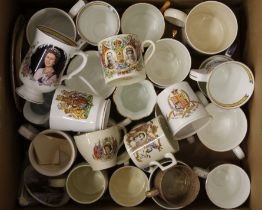 A collection of Royal commemorative porcelain.