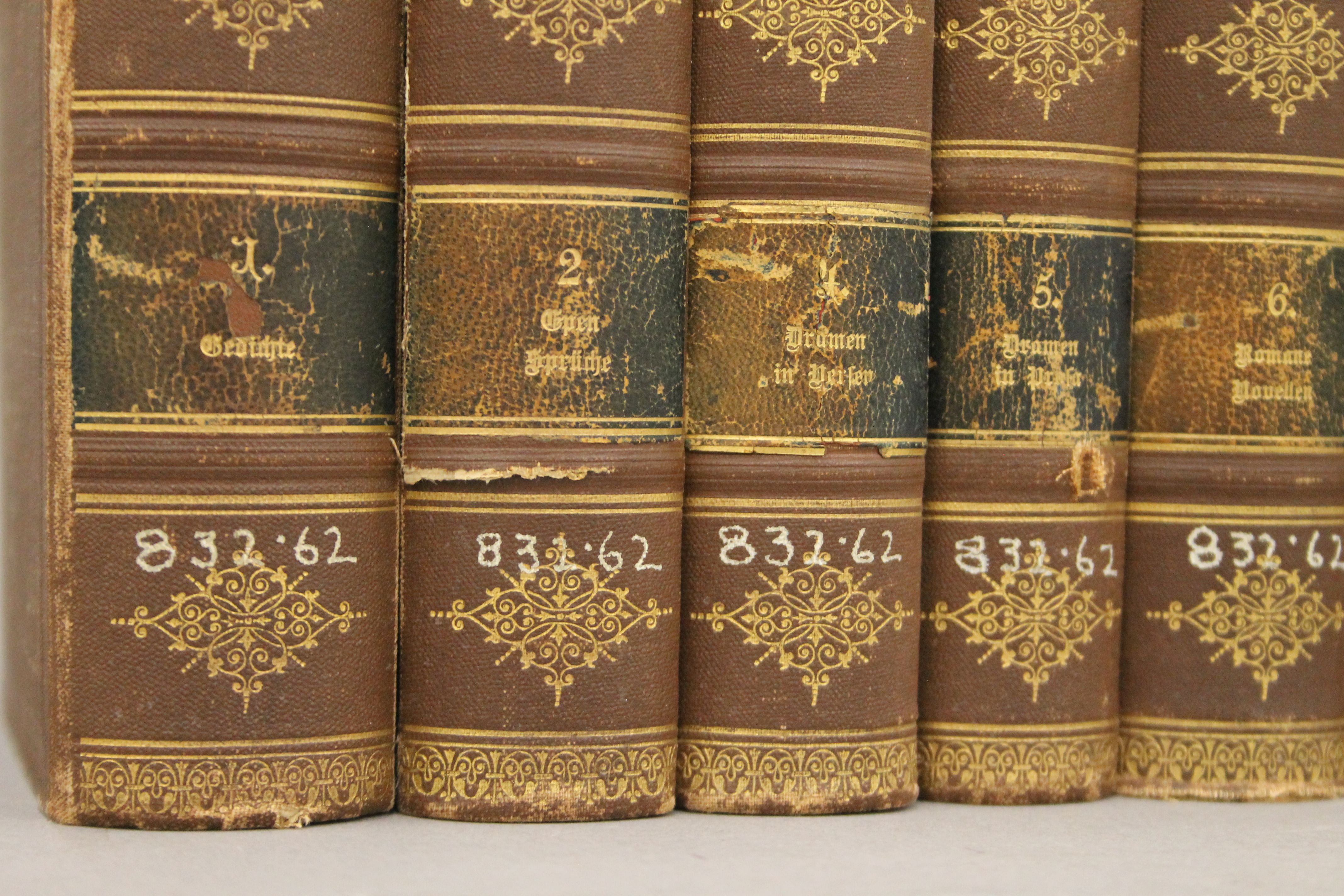 Goethes Werke, 9 volumes - 1, 2, 4, 5, 6, 7, 8, 9 and 10. - Image 3 of 9