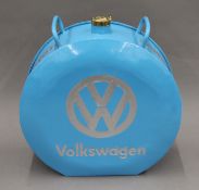 A blue Volkswagen petrol can. 36.5 cm high.