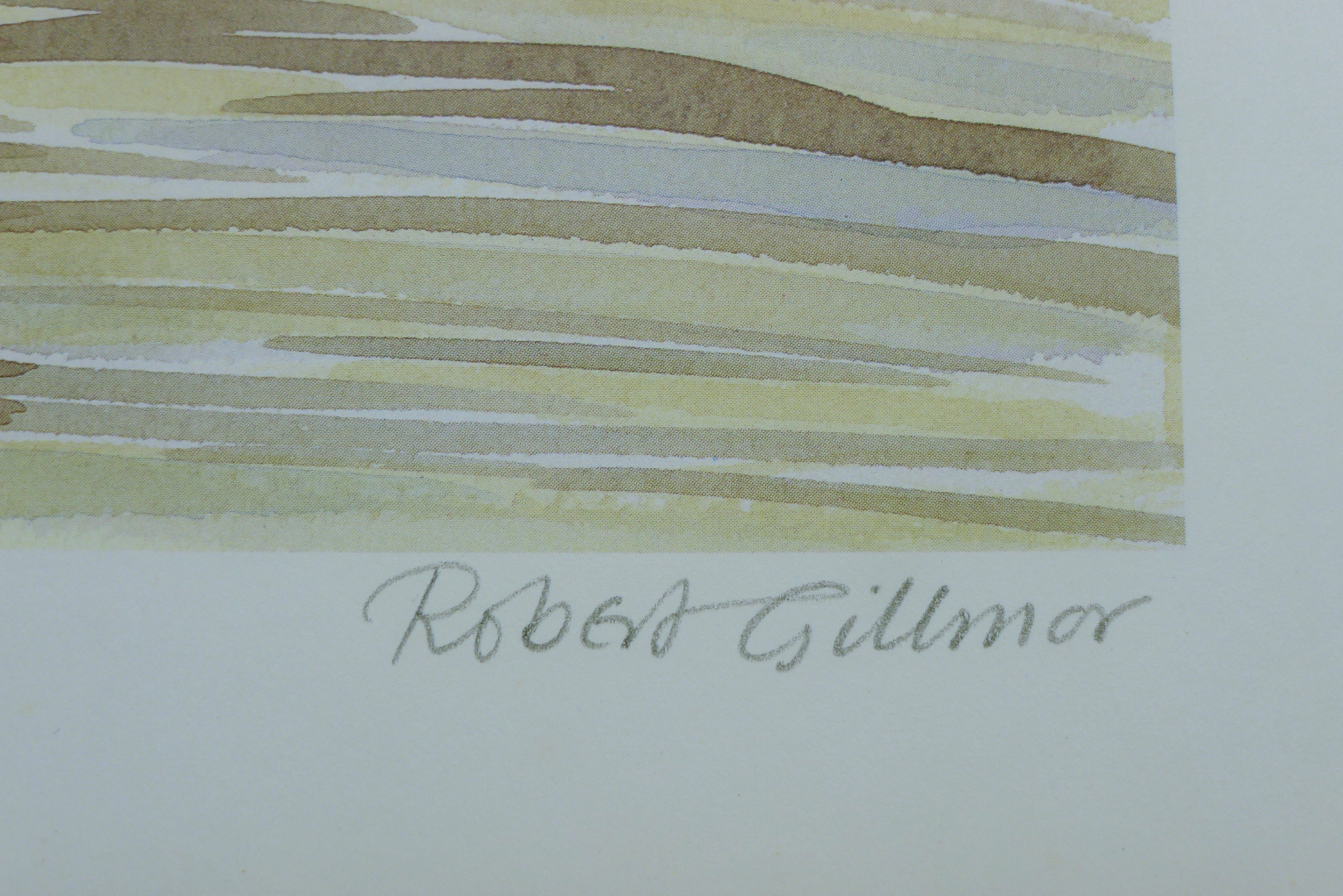 GILLMOR, ROBERT (1936-2022) British (AR), Brooding Avocet, print, signed and numbered 47 of 350, - Image 3 of 4