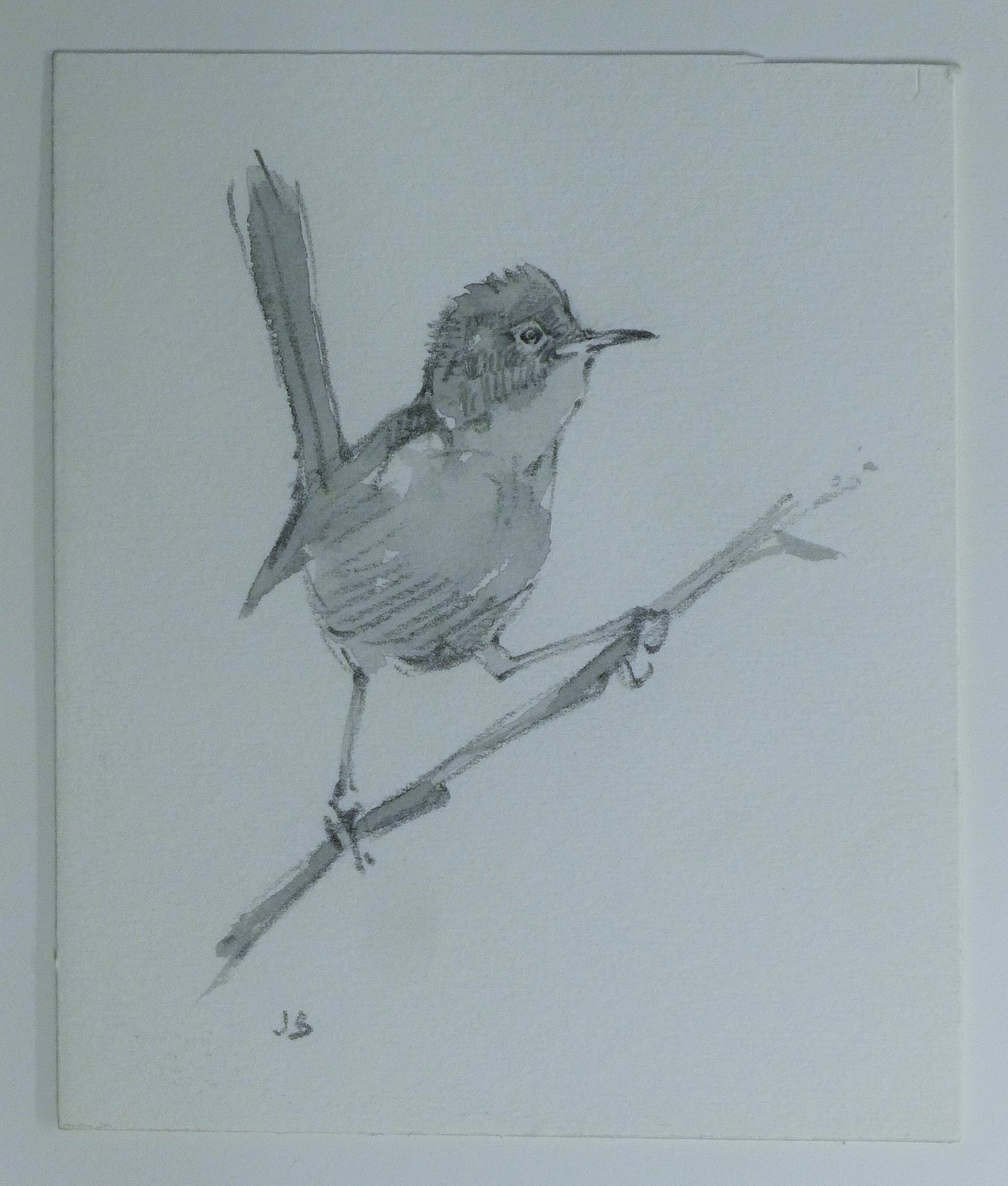 BUSBY, JOHN (1928-2015) British (AR), Seven Sketches of Birds, pencil, all signed or initialled. - Image 12 of 22