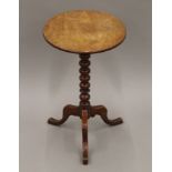 A 19th century mahogany tripod table. 66.5 cm high.