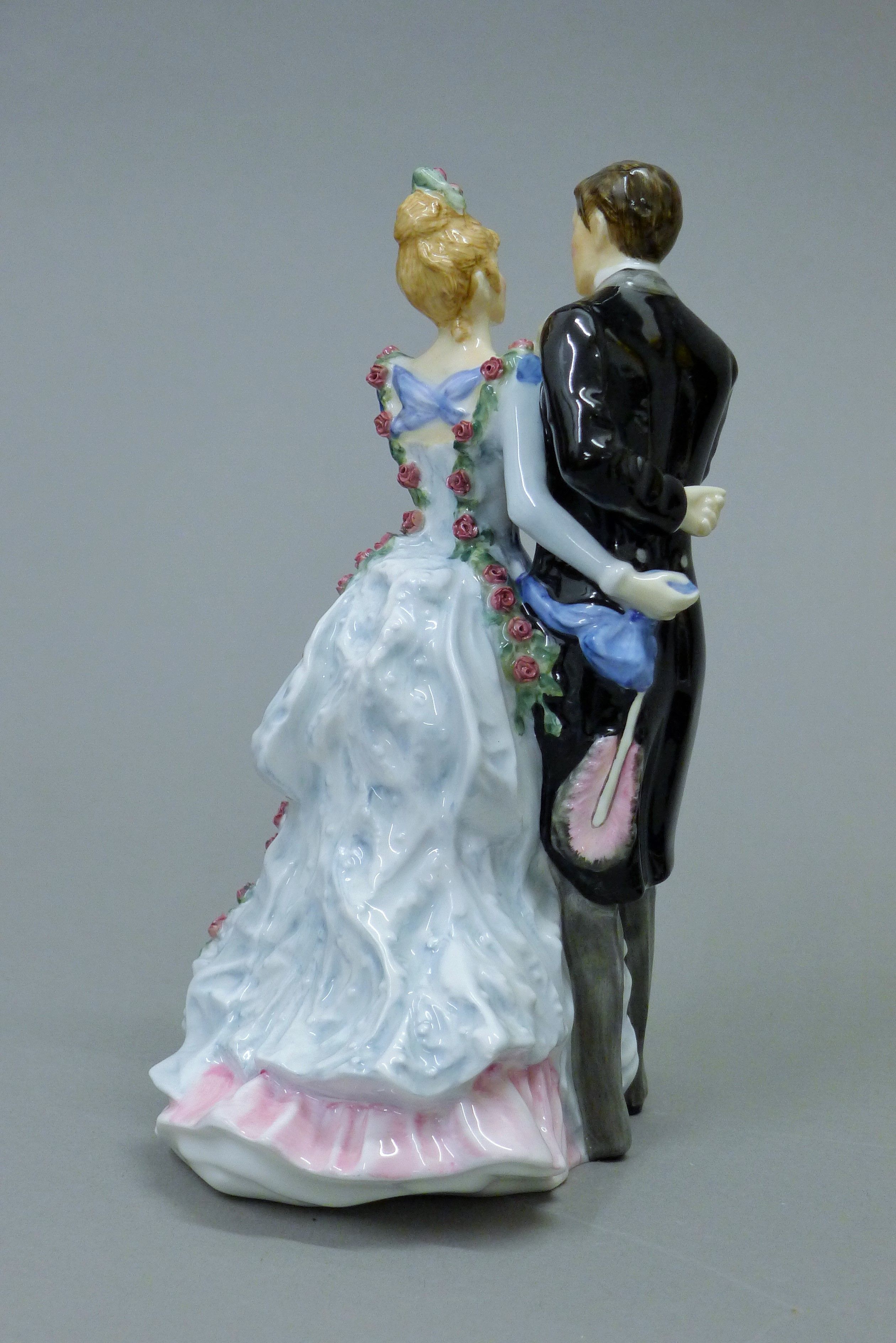 A Royal Doulton figurine, Anniversary, HN3625. 21.5 cm high. - Image 2 of 3