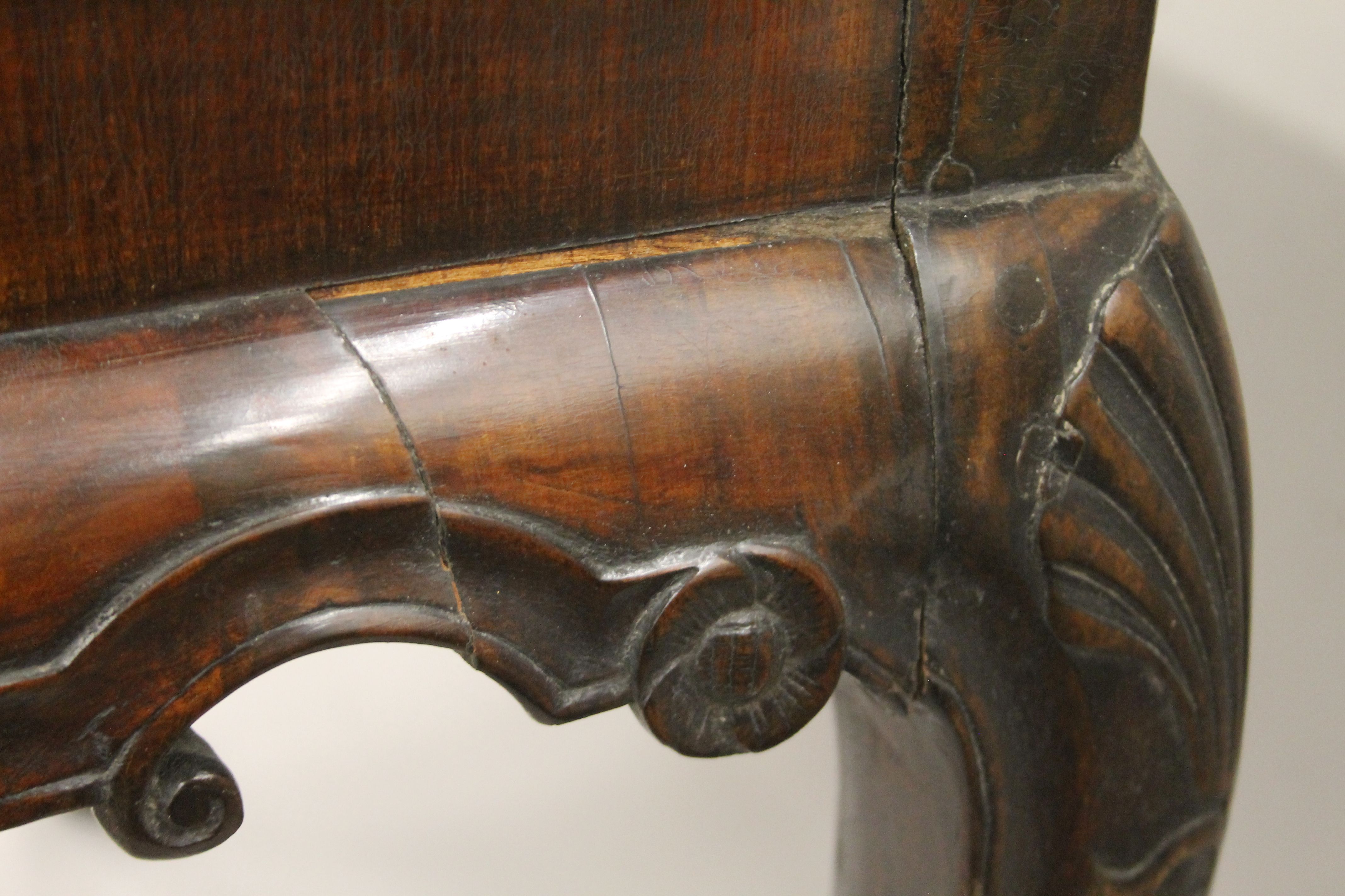 An 18th century mahogany silver table, possible Irish, - Image 8 of 14