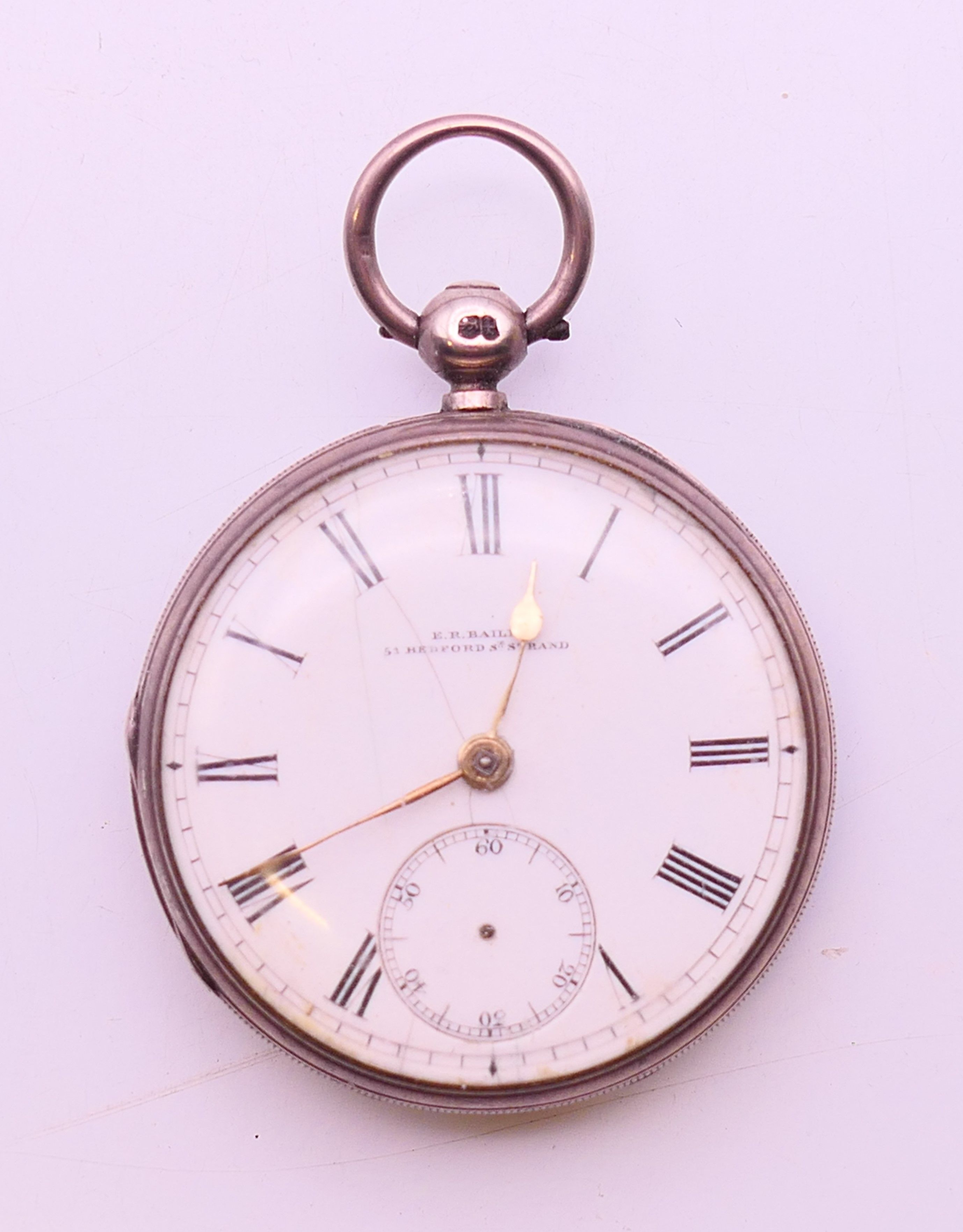 Five silver pocket watches. Largest 5 cm diameter. - Image 18 of 39
