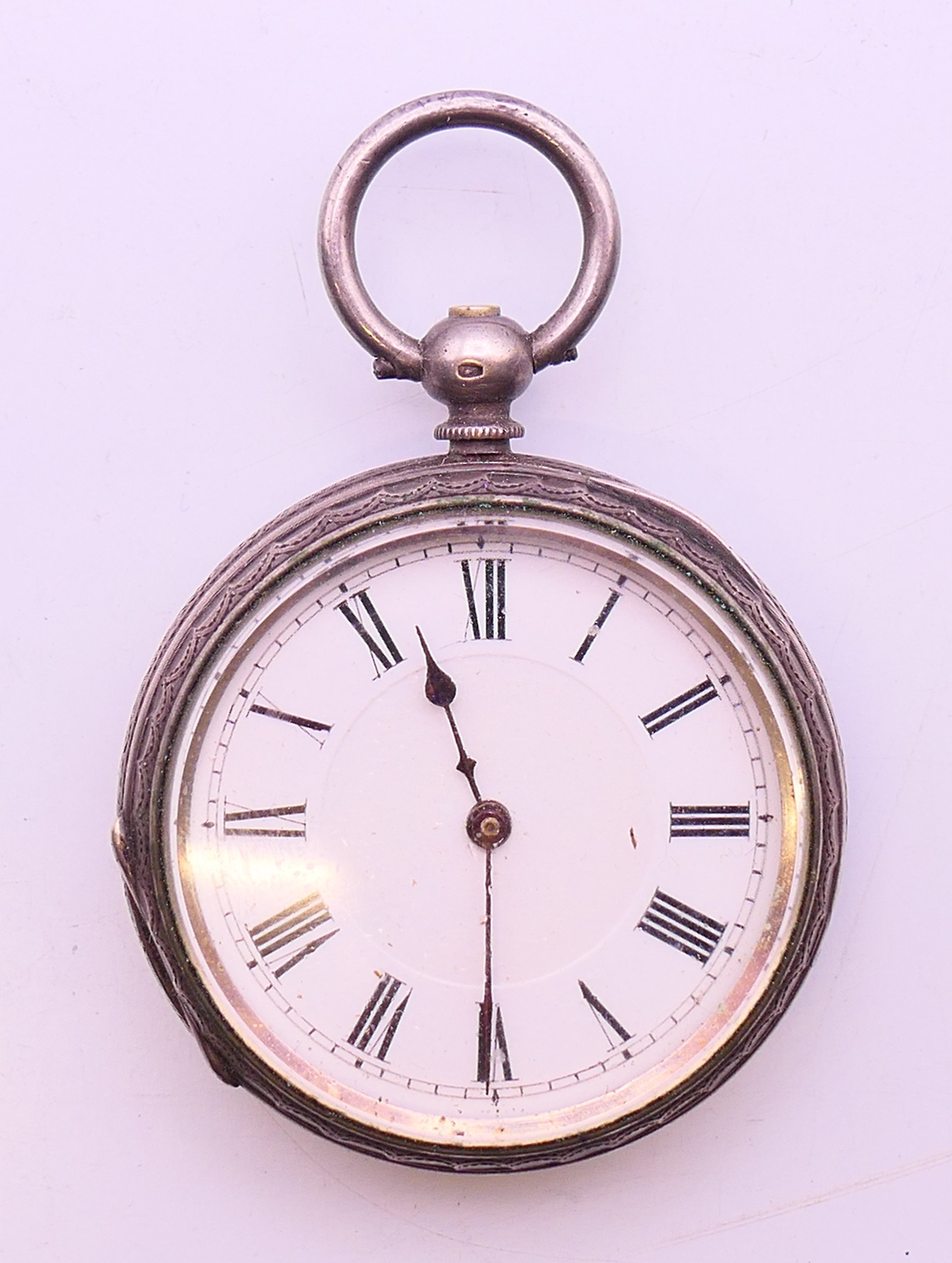 Five silver pocket watches. Largest 5 cm diameter. - Image 32 of 39