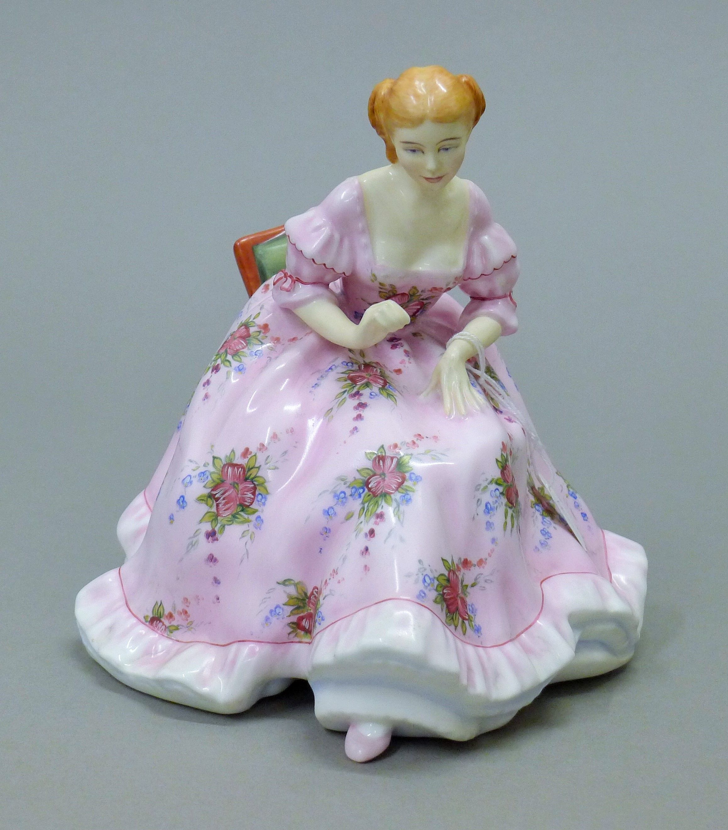 A Royal Doulton figurine, Tapestry Weaving, HN3048. 16.5 cm high. - Image 2 of 4