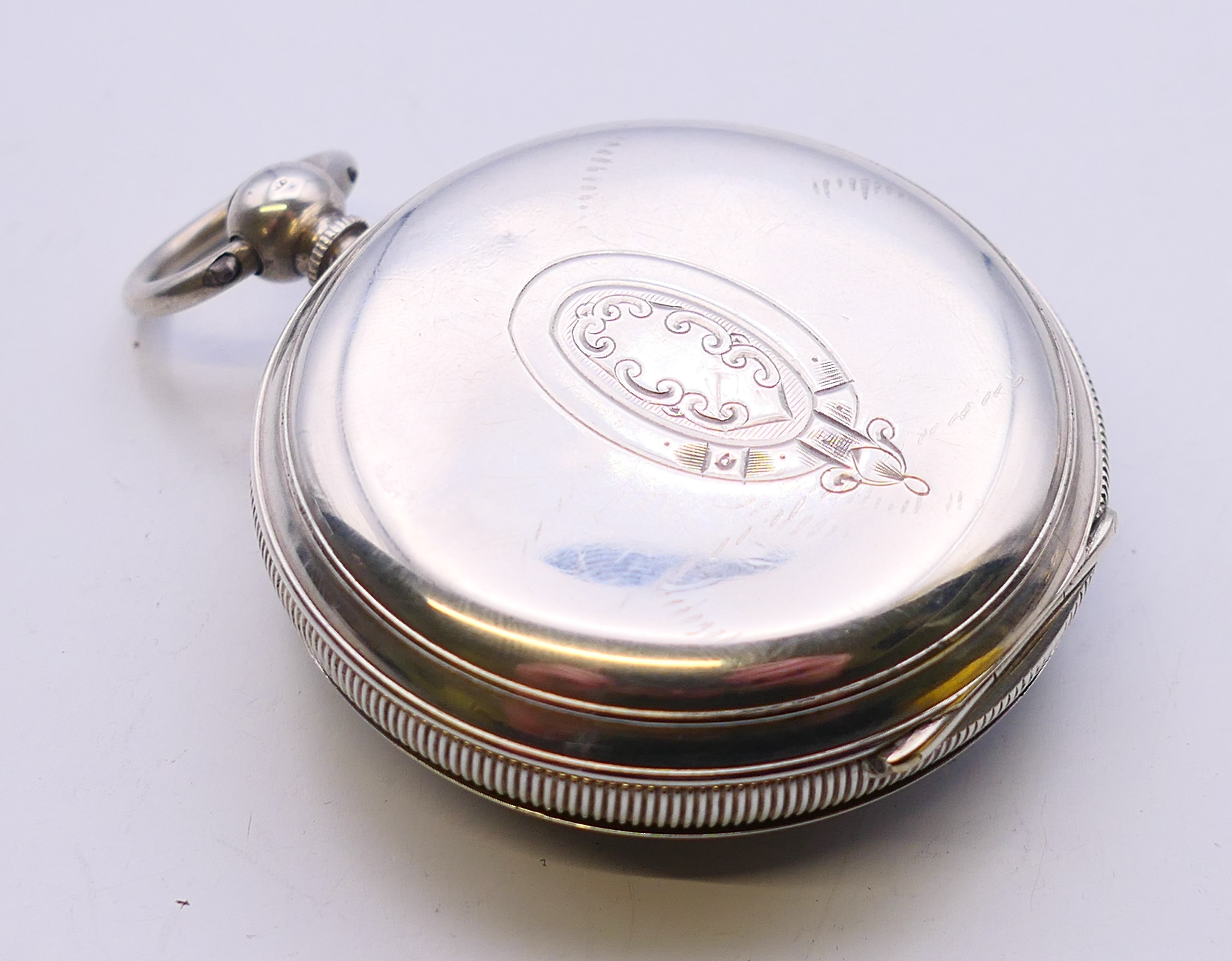 Five various silver pocket watches, - Image 15 of 37