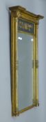 A 19th century gilt pier glass/mirror. 59 x 93 cm.