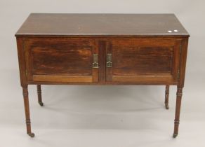 An Edwardian washstand and various chairs. The washstand 104.5 cm wide.