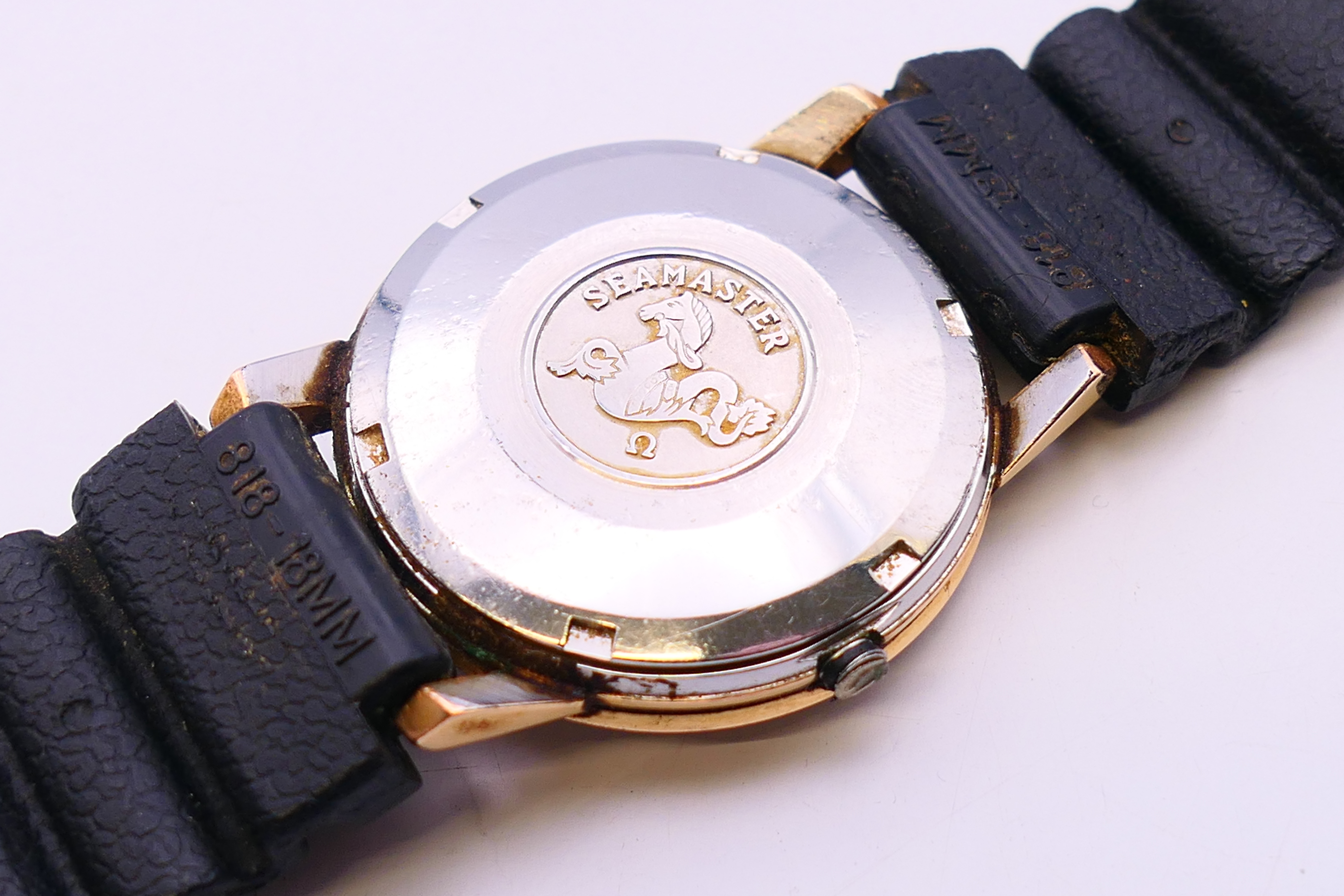 An Omega Seamaster gentleman's wristwatch. 3.5 cm diameter. - Image 6 of 6