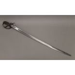 A 19th century sabre. 95 cm long.