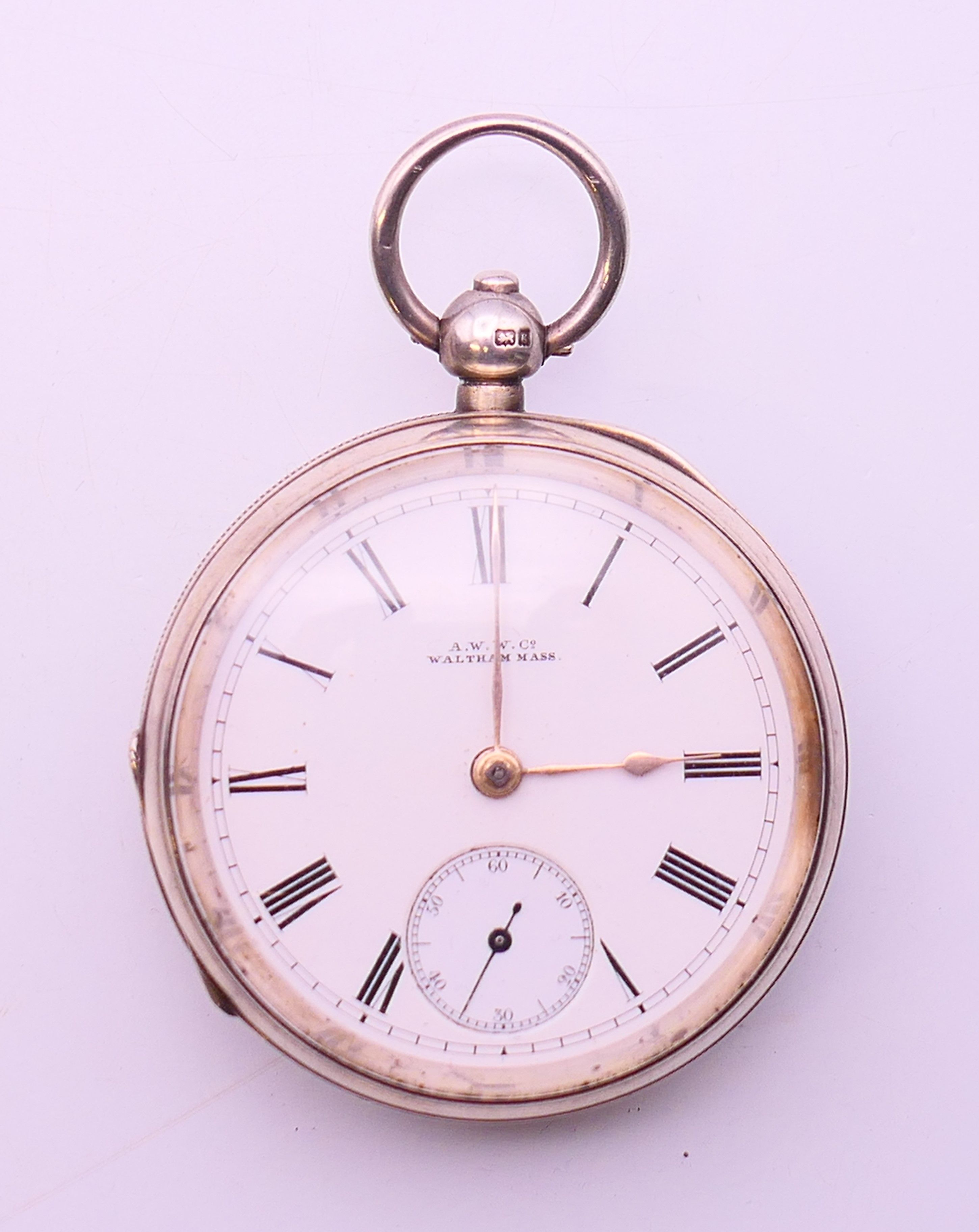 Five silver pocket watches. Largest 5 cm diameter. - Image 2 of 39