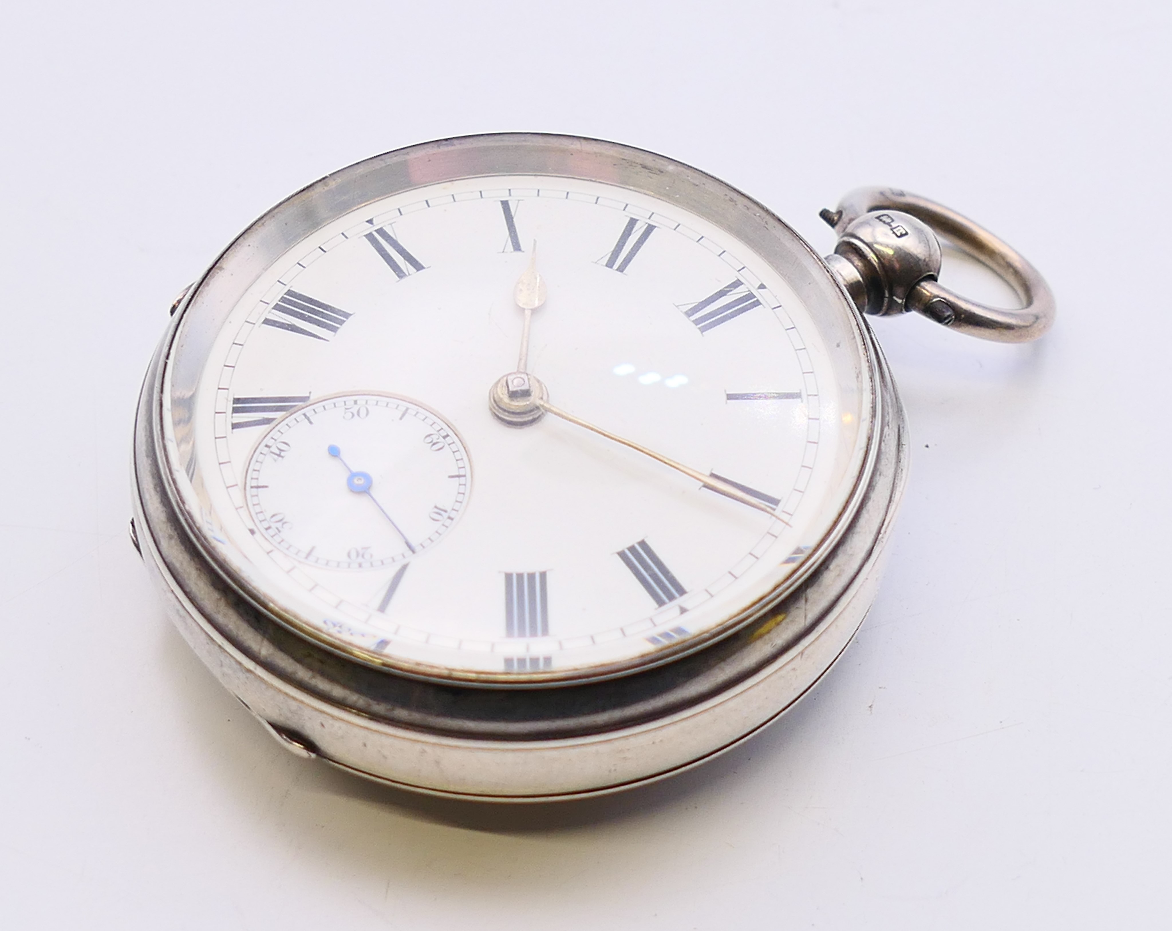 Five various silver pocket watches, - Image 17 of 37