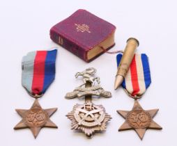 Two George IV medals (1939-45 Star and The France and Germany Star),