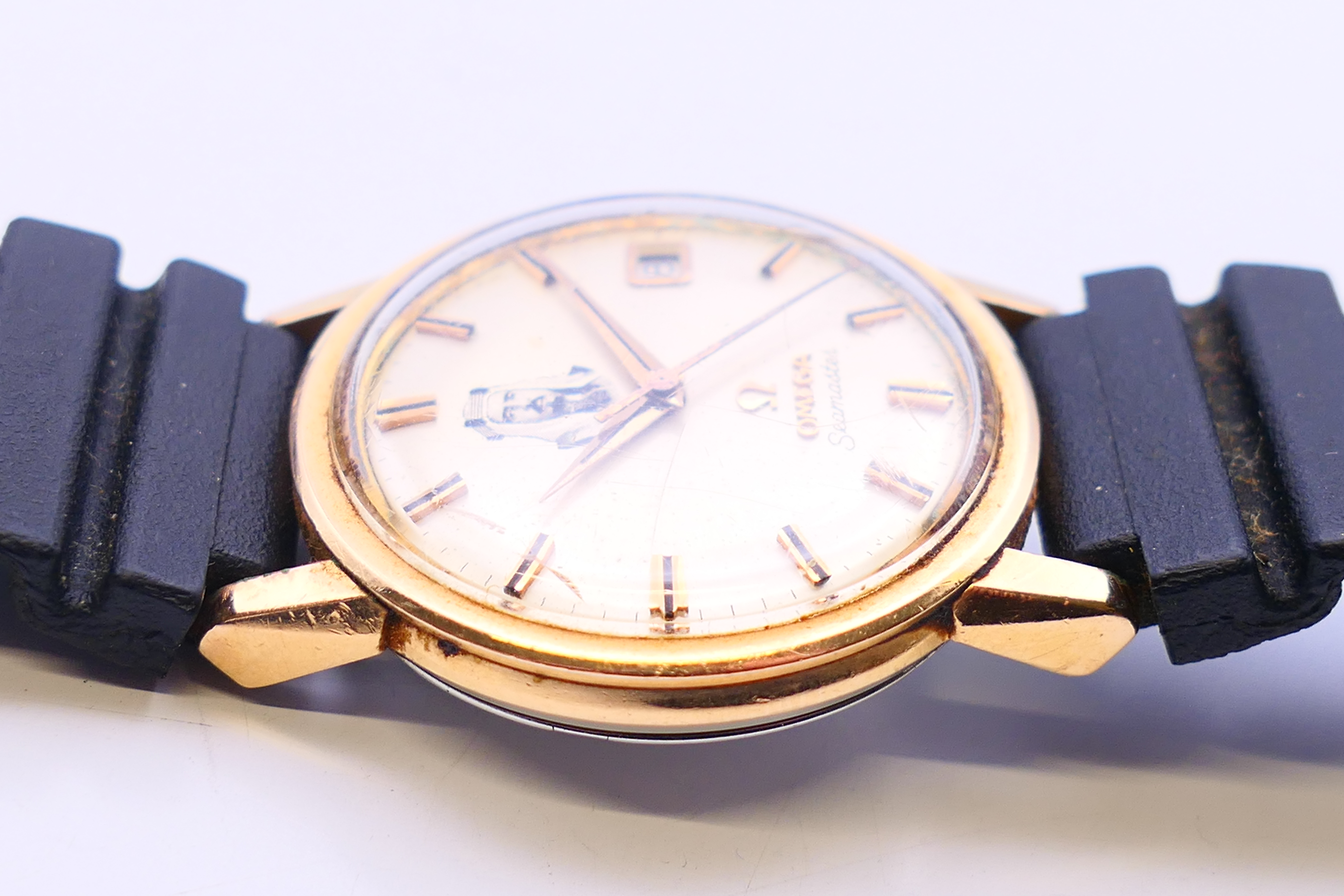 An Omega Seamaster gentleman's wristwatch. 3.5 cm diameter. - Image 5 of 6