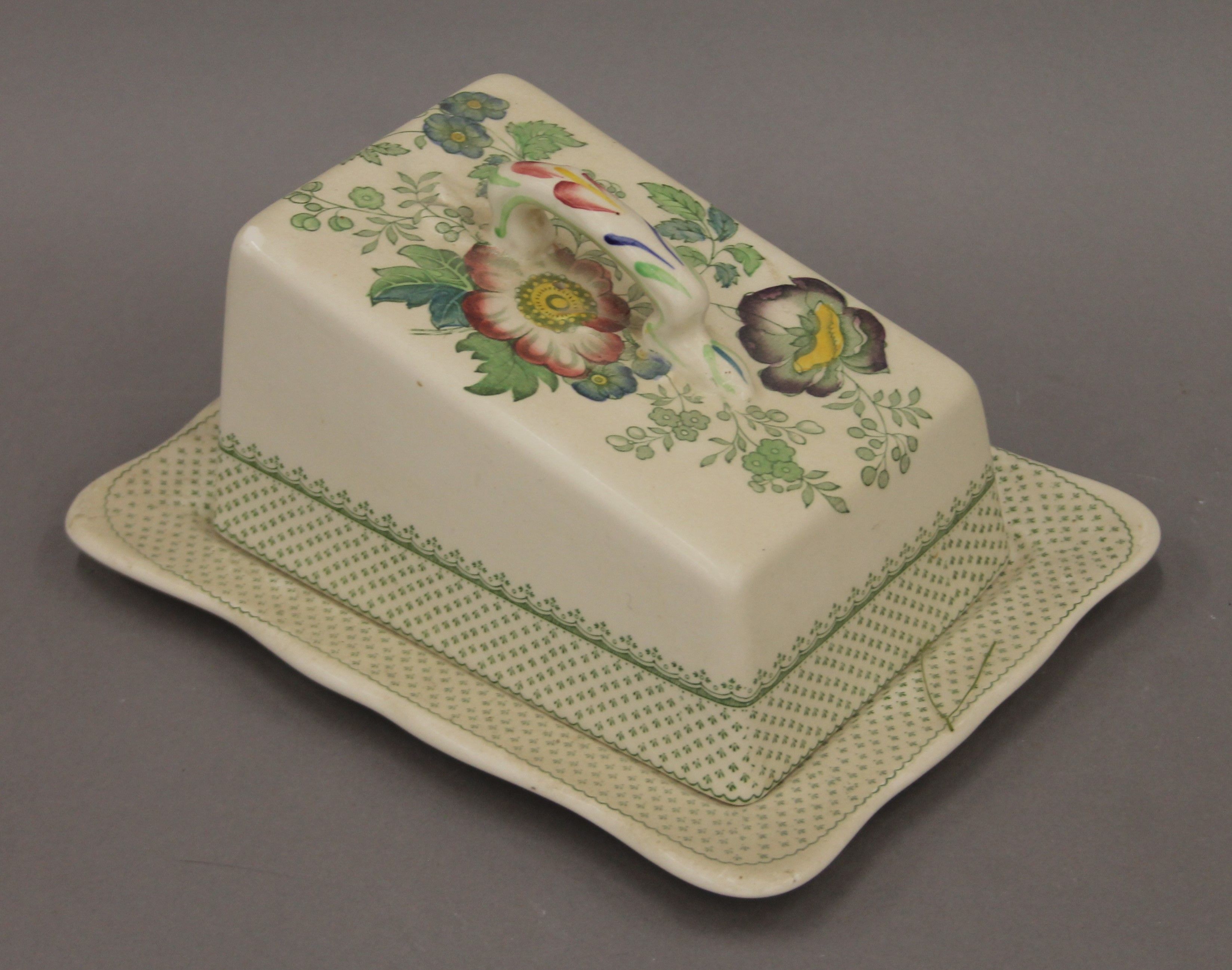 Four boxes of porcelain butter dishes to include Masons ironstone, Wedgwood, etc. - Image 14 of 14