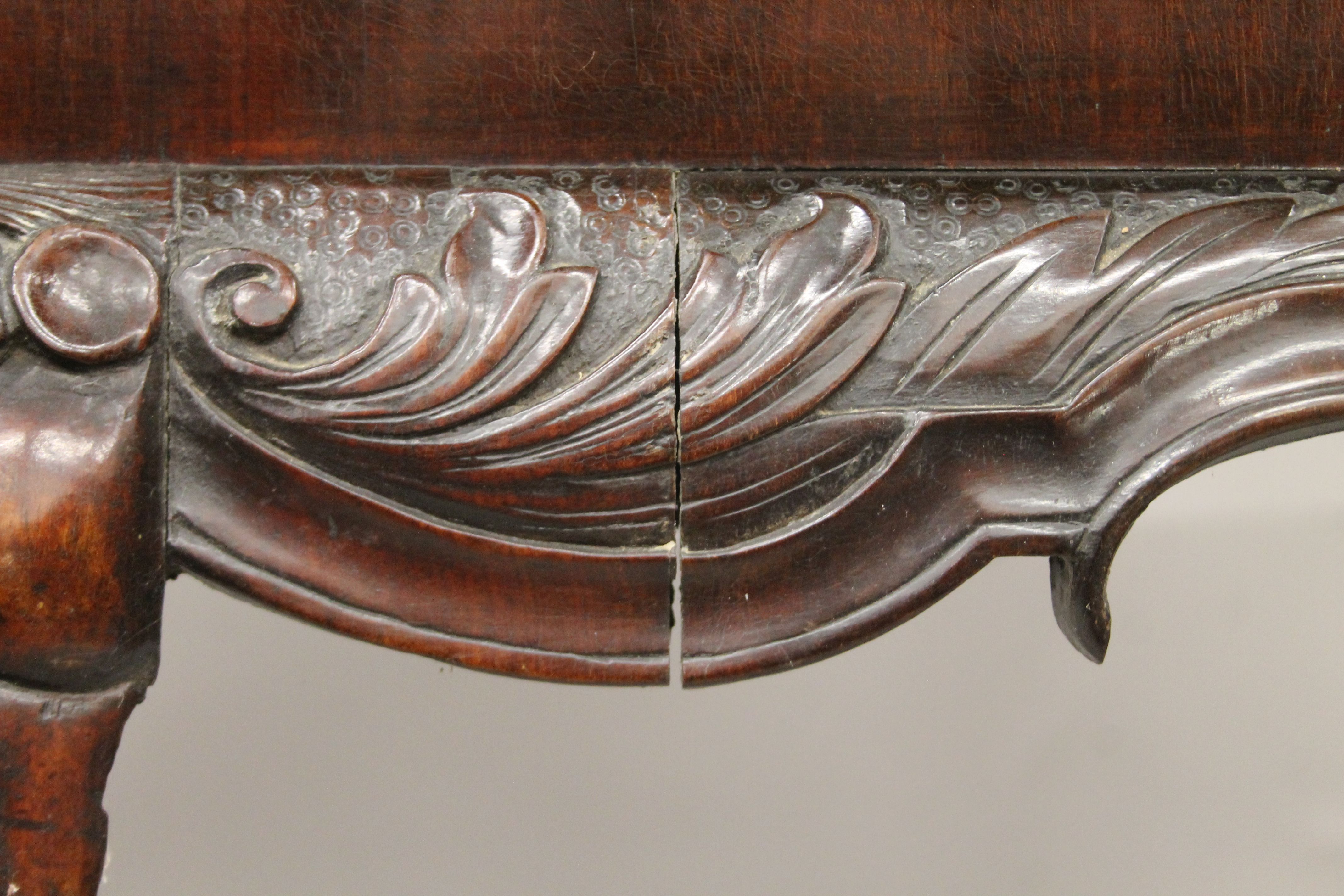 An 18th century mahogany silver table, possible Irish, - Image 5 of 14