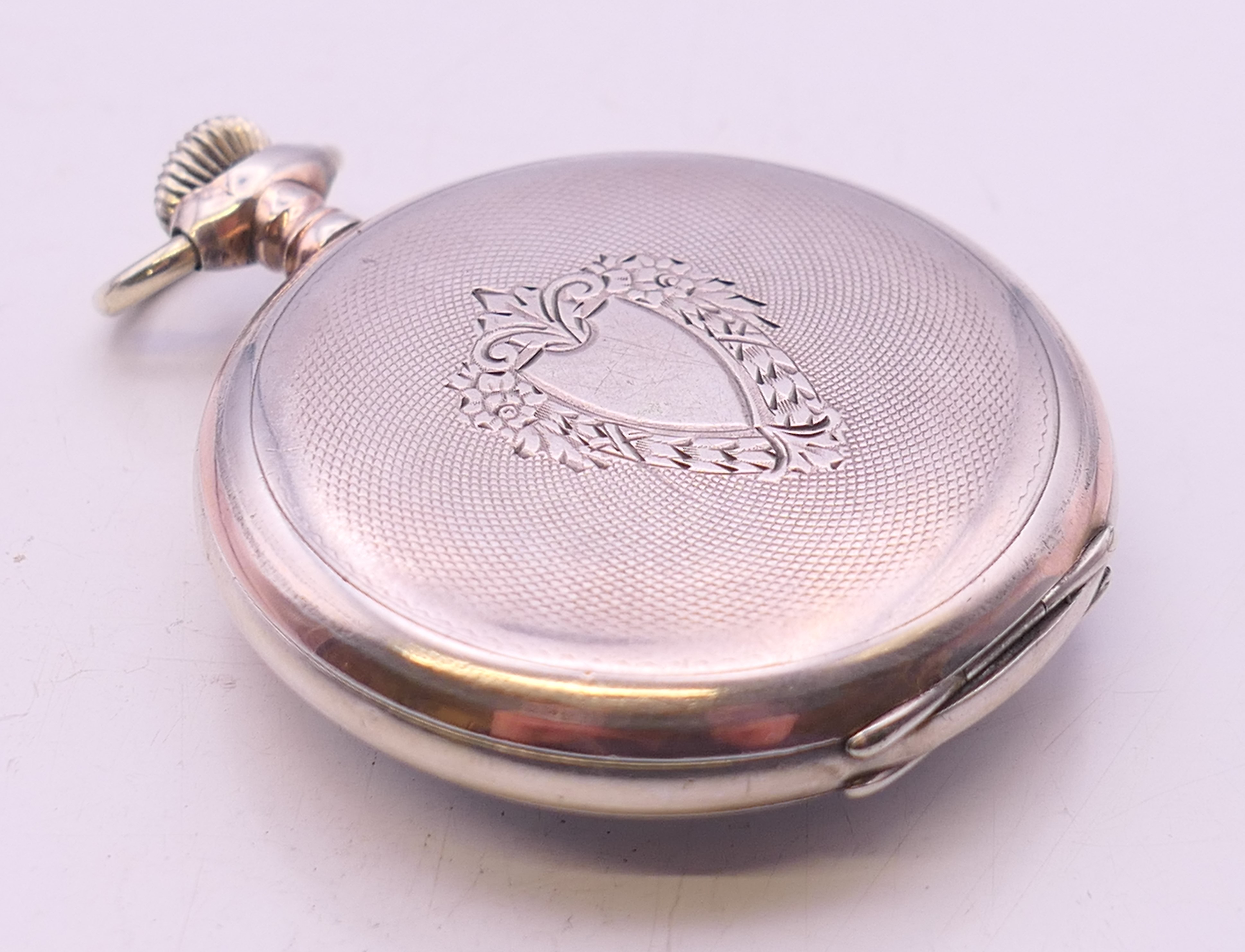 An 800 silver gentleman's pocket watch and a silver gentleman's pocket watch, - Image 8 of 17