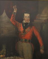 ENGLISH SCHOOL (1820-1840), The Duke of Wellington, oil on canvas, relined, framed. 62 x 75 cm.