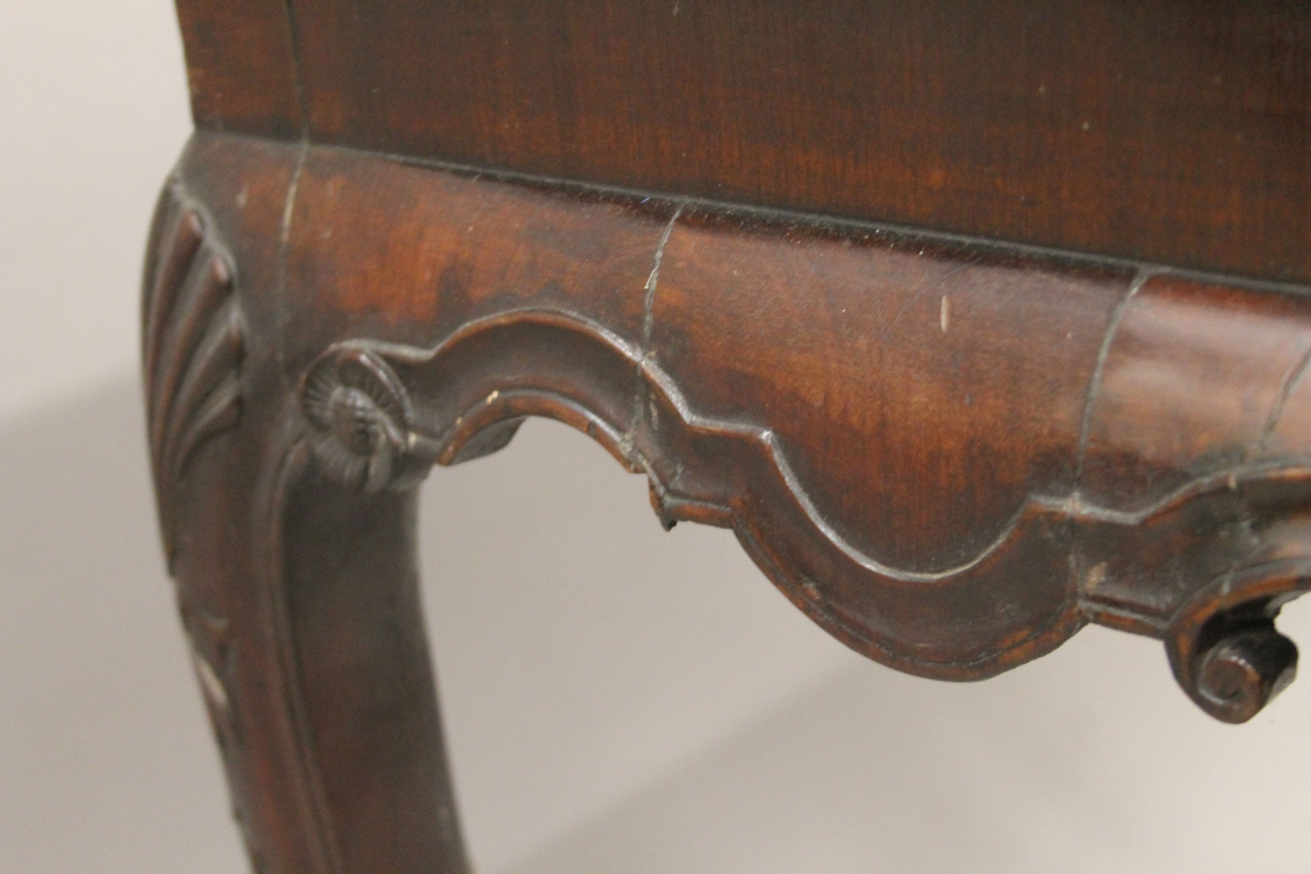 An 18th century mahogany silver table, possible Irish, - Image 7 of 14