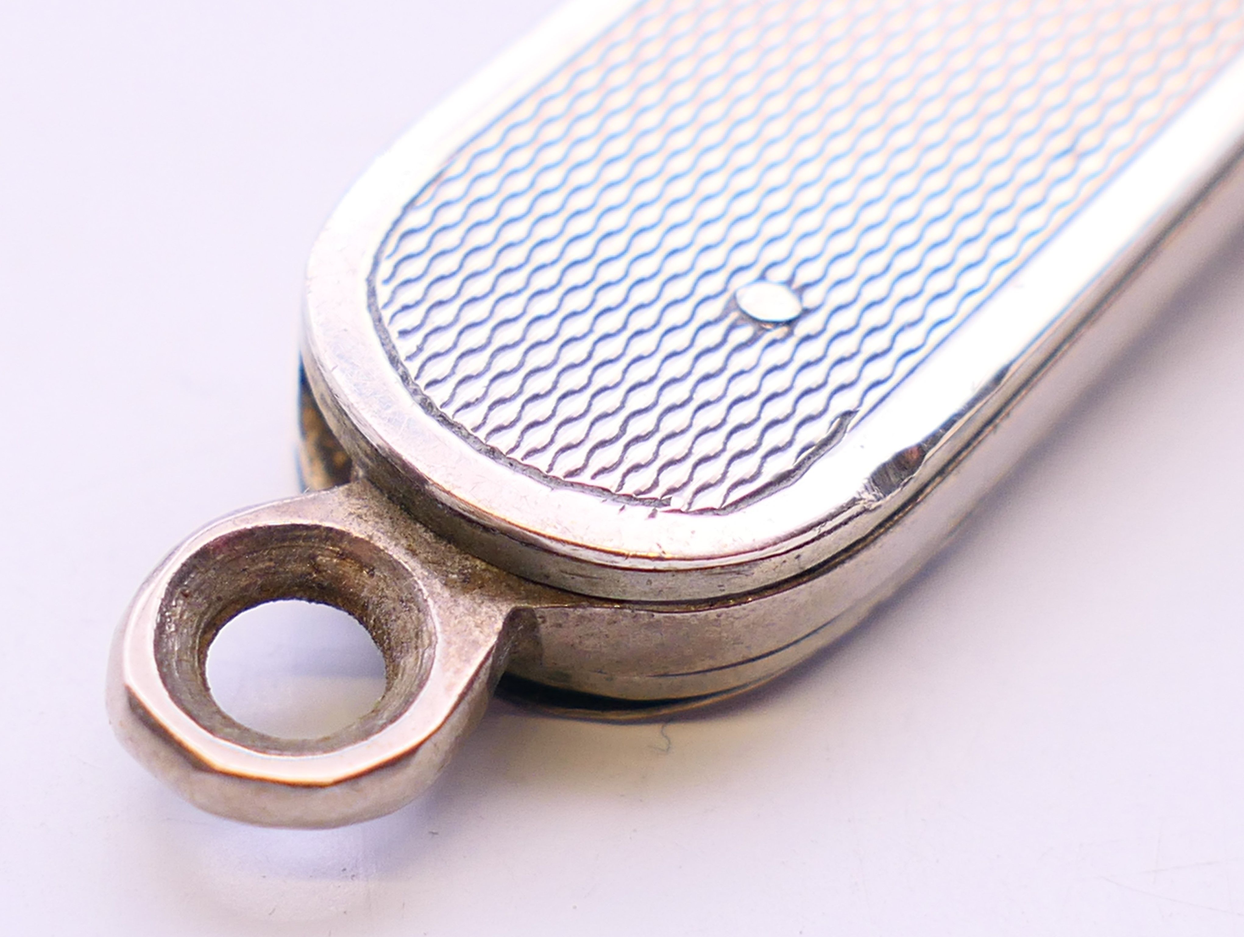 A silver cigar cutter. 7 cm high. - Image 6 of 6