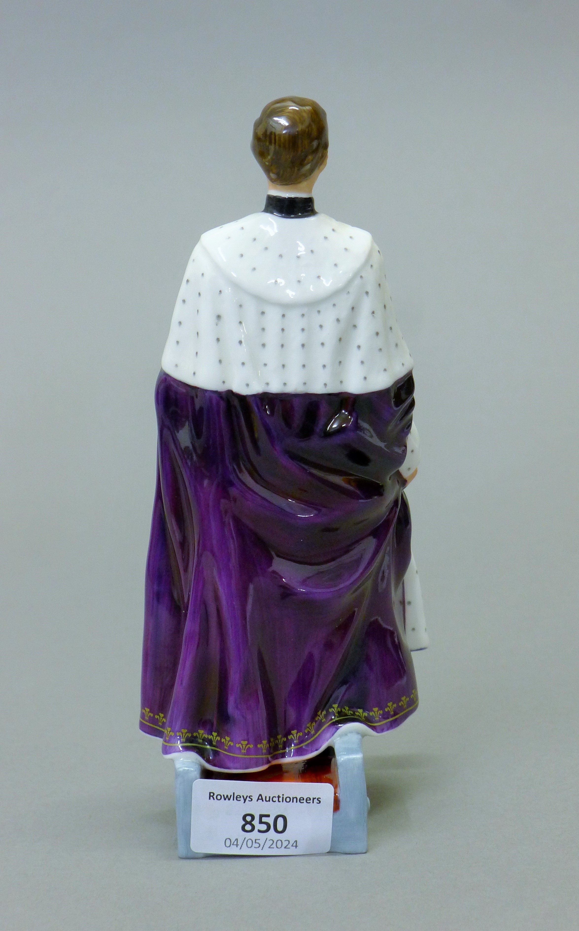 A Royal Doulton figurine, HRH The Prince of Wales, HN2883. 20 cm high. - Image 2 of 3