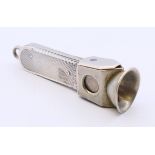 A silver cigar cutter. 7 cm high.