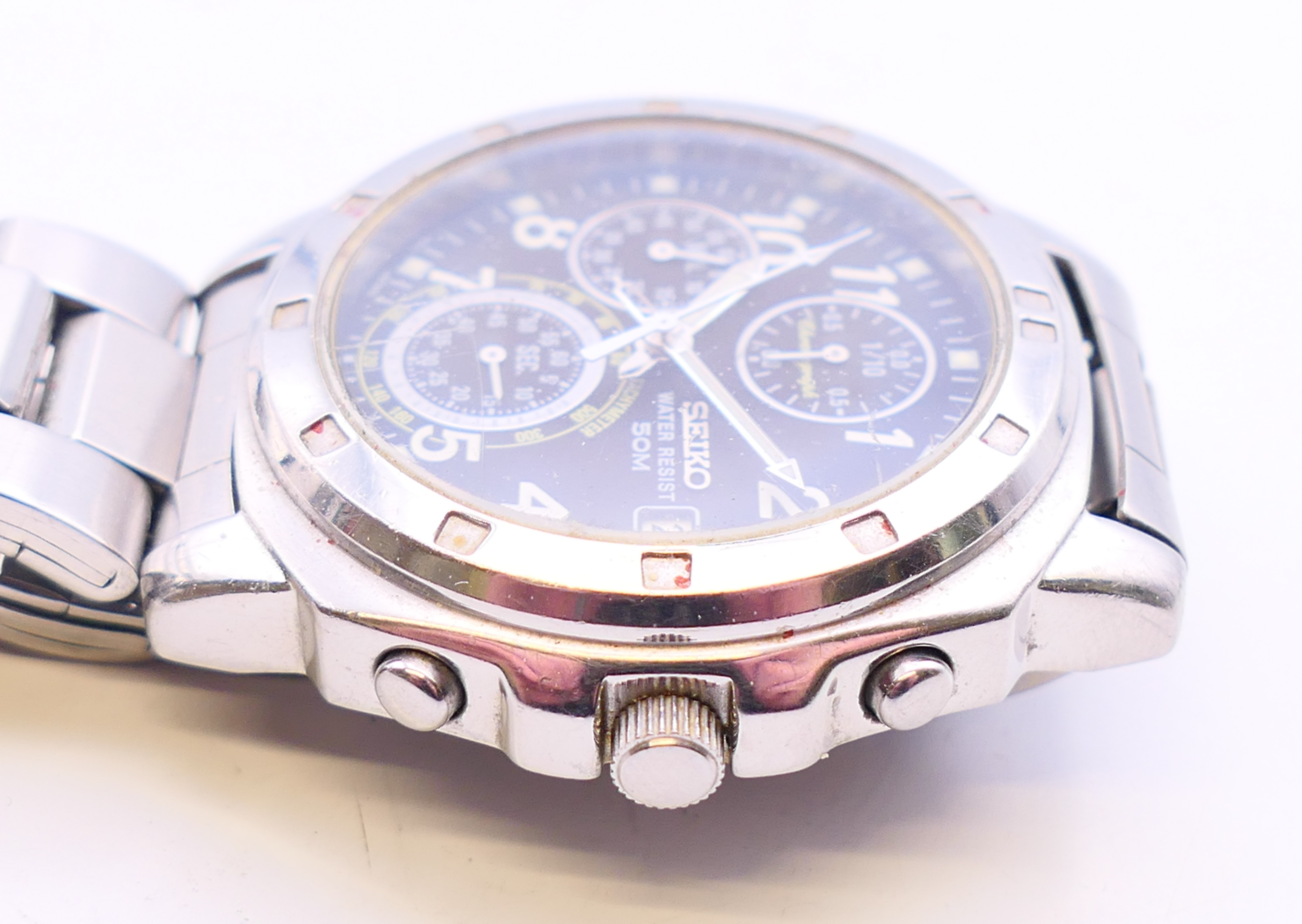 A Seiko gentleman's wristwatch. 4 cm diameter. - Image 4 of 8