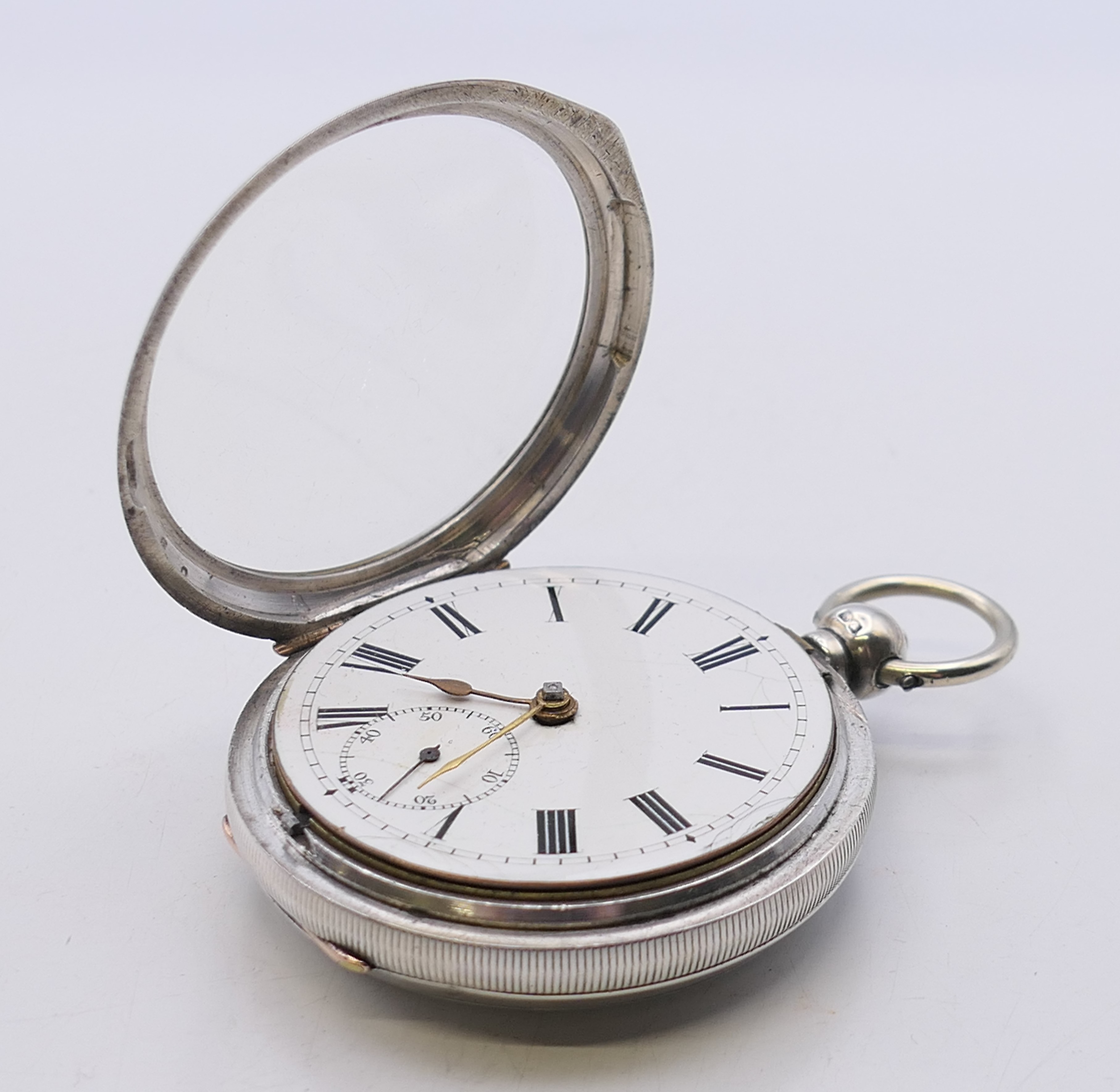 A silver pocket watch hallmarked for Chester 1905, the dial marked H Stone, - Image 15 of 16