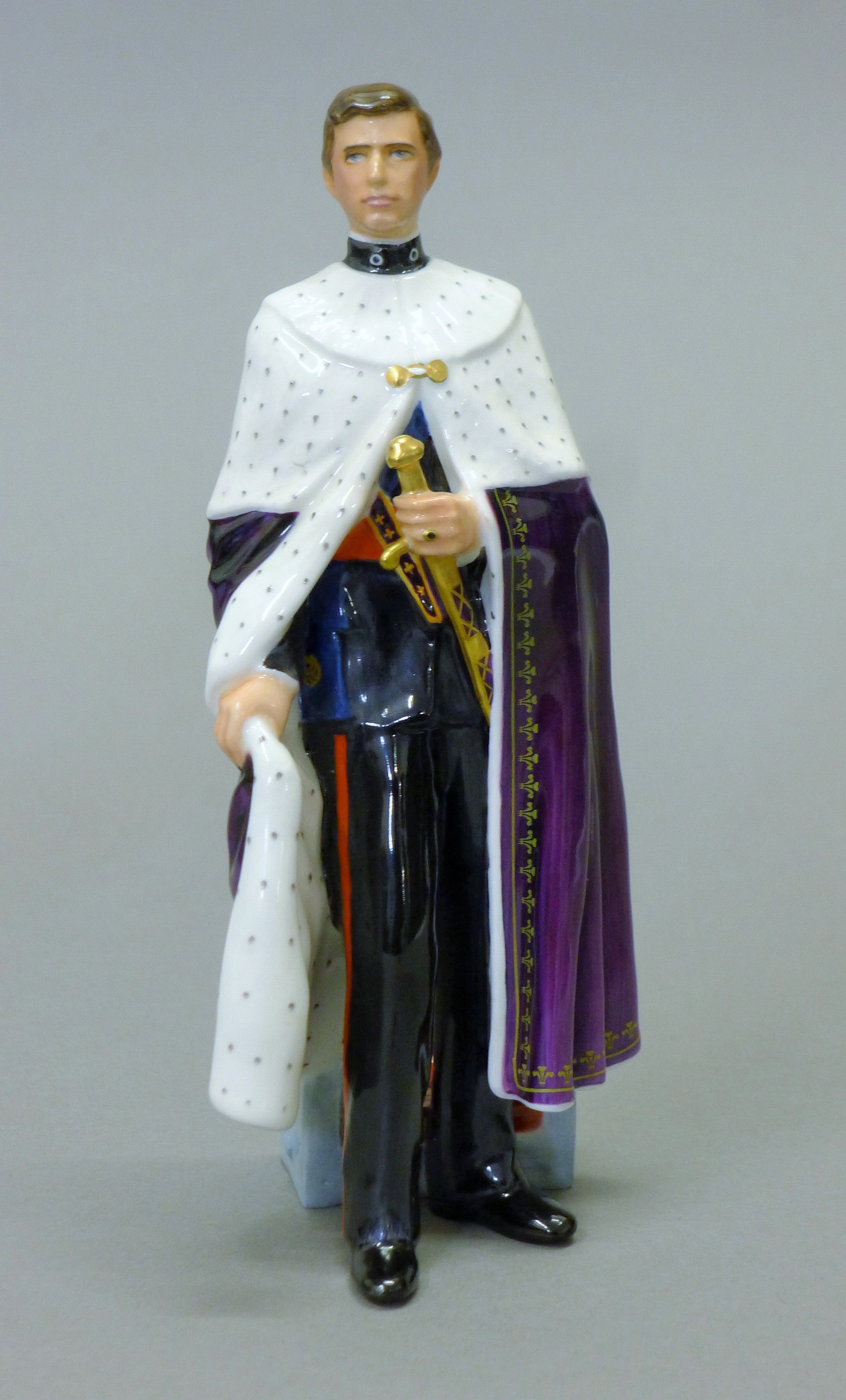 A Royal Doulton figurine, HRH The Prince of Wales, HN2883. 20 cm high.