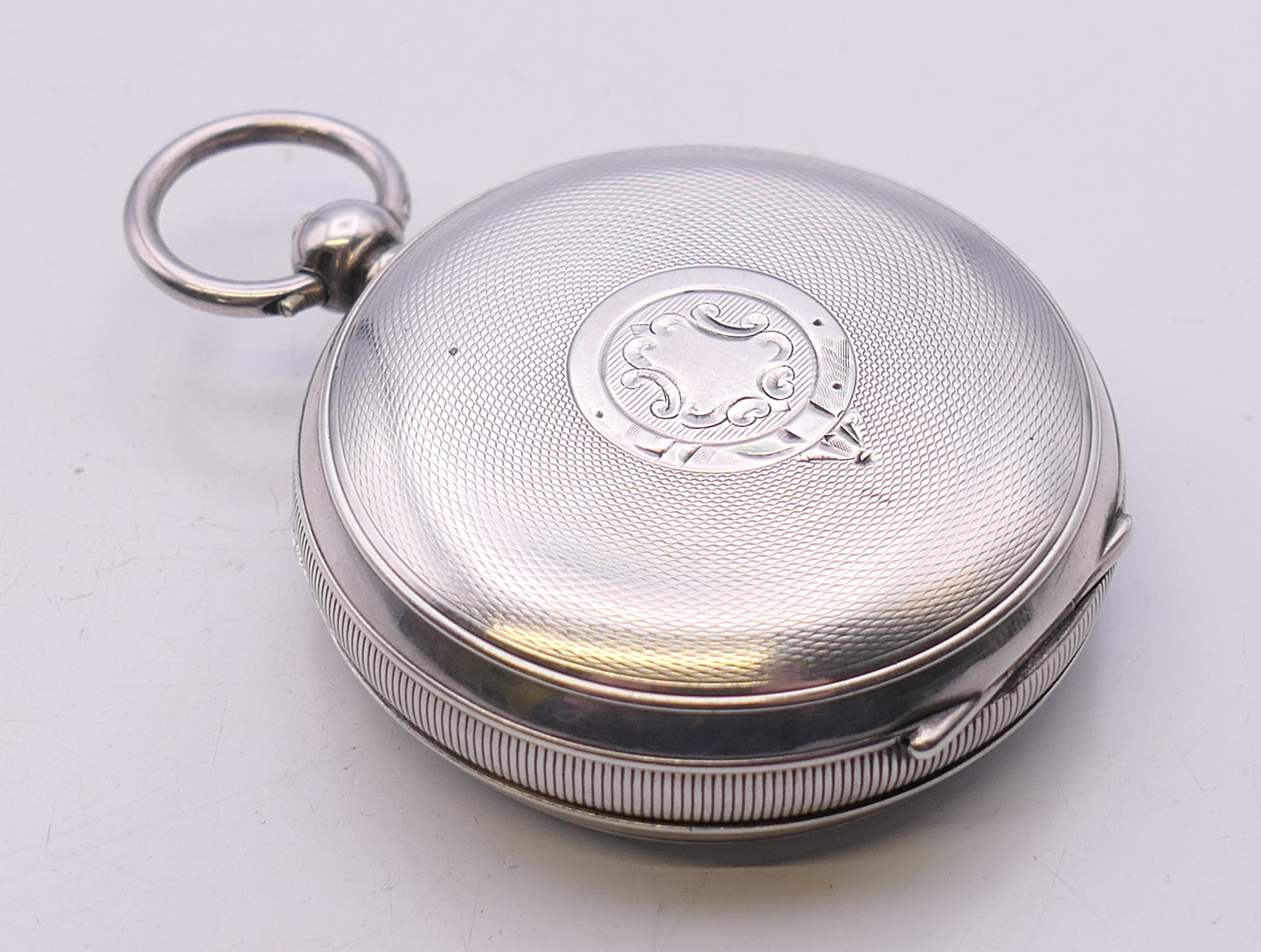 A silver pocket watch hallmarked for Chester 1905, the dial marked H Stone, - Image 8 of 16