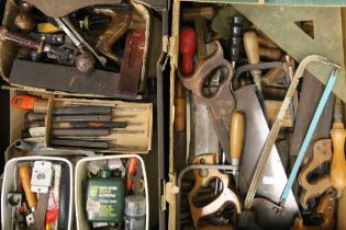 A large quantity of various tools.