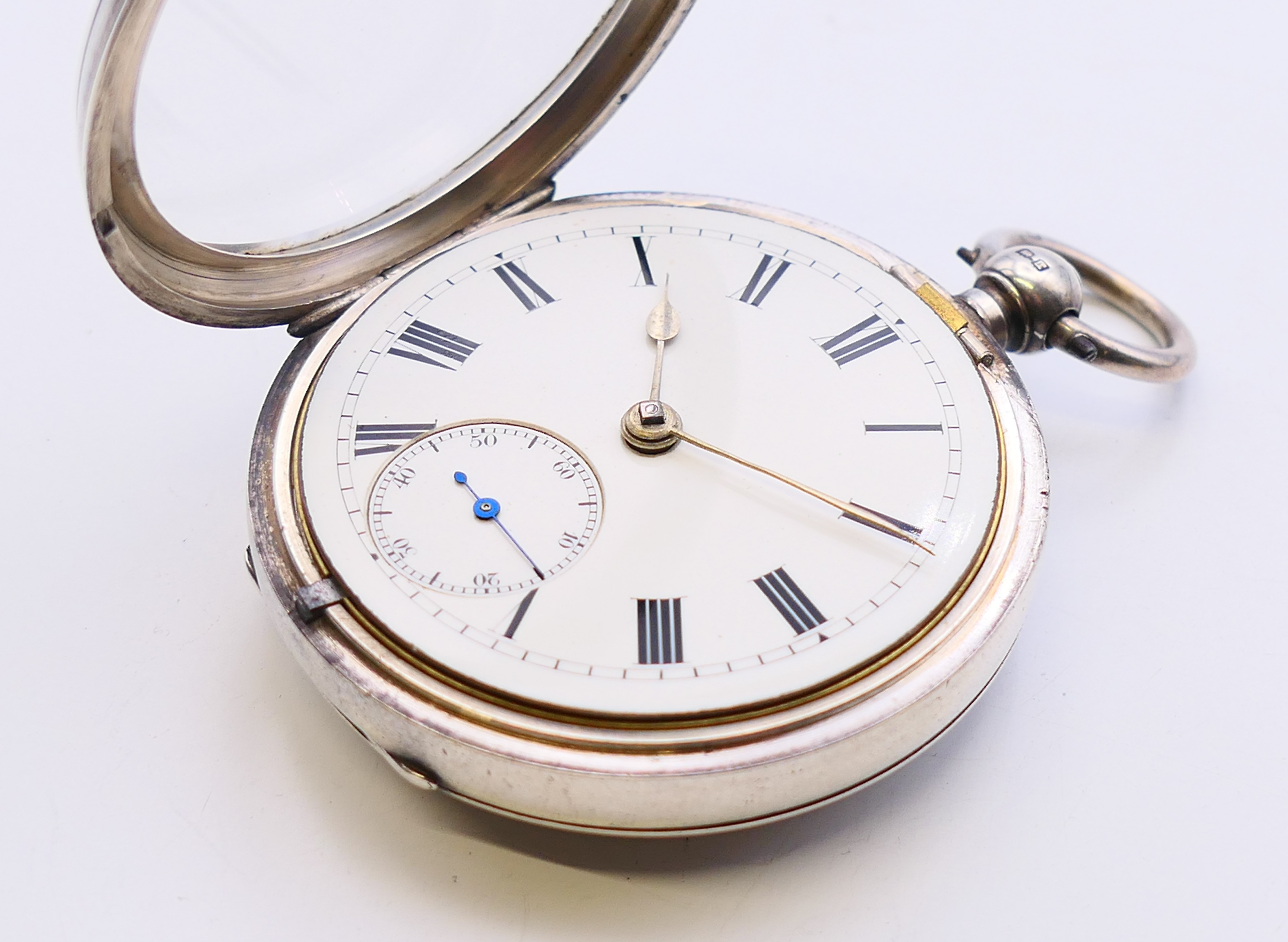 Five various silver pocket watches, - Image 19 of 37