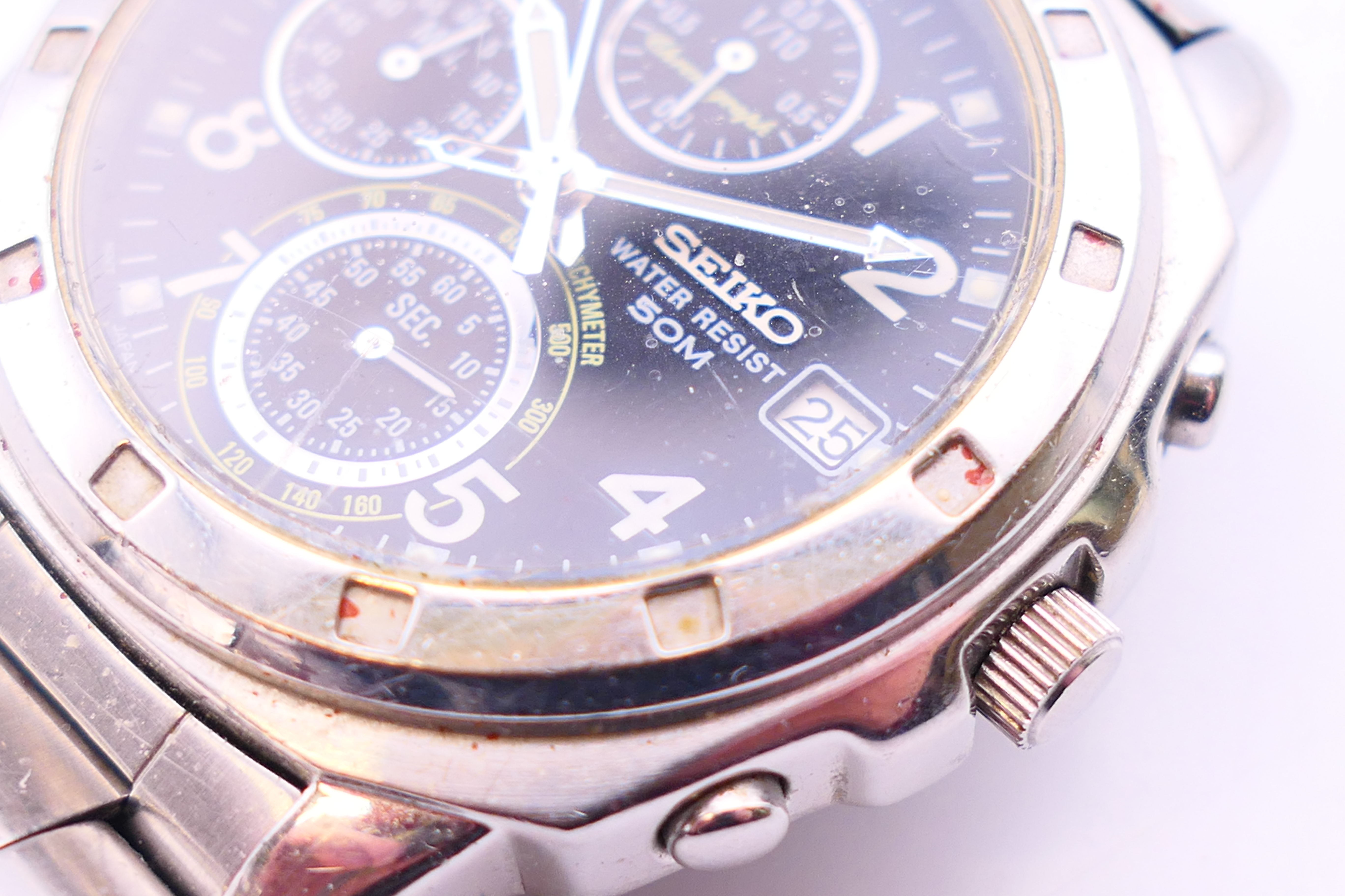 A Seiko gentleman's wristwatch. 4 cm diameter. - Image 3 of 8