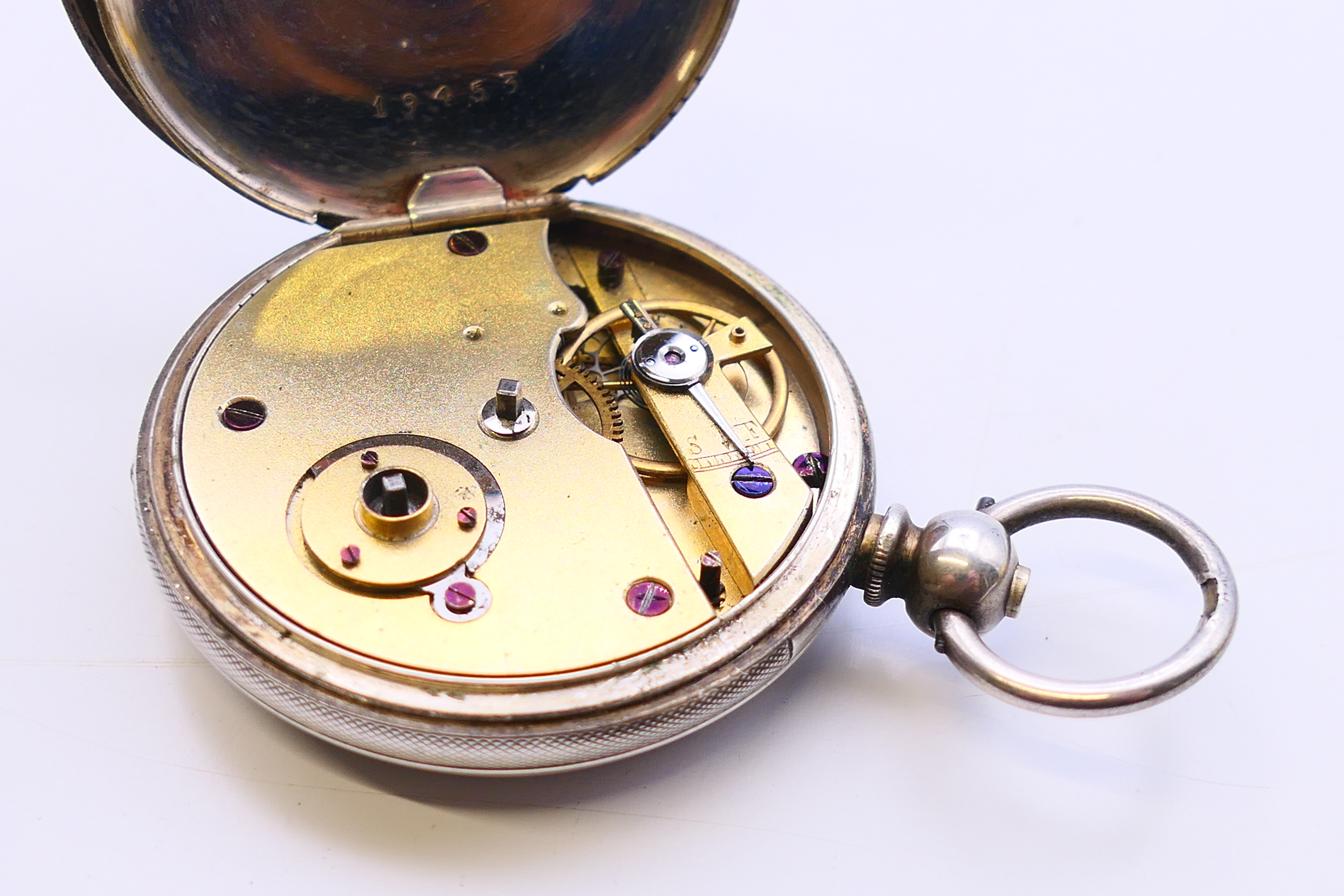 Five various silver pocket watches, - Image 35 of 37