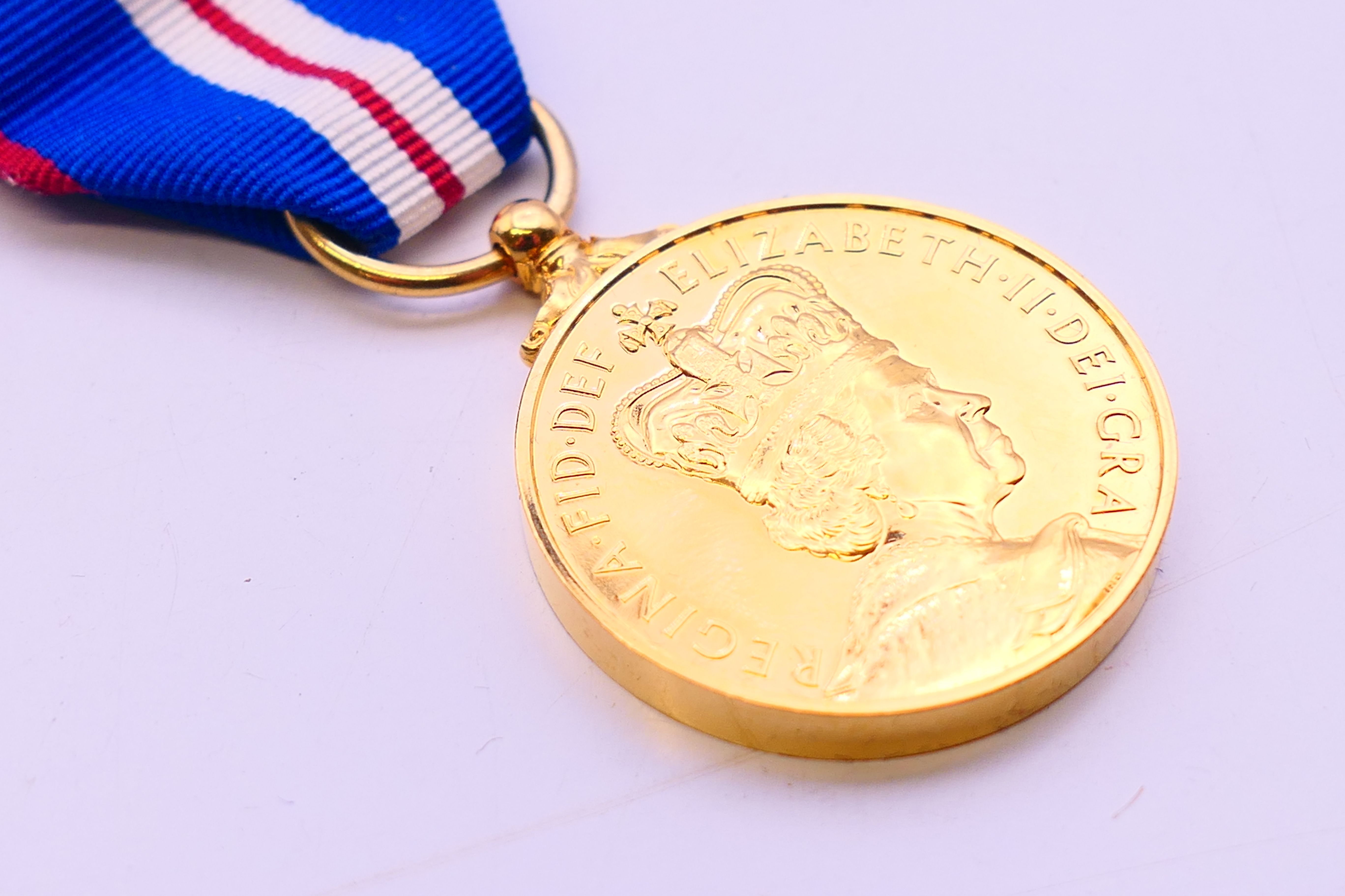 The Queen Jubilee Medal (1952-2002), boxed, with spare ribbon. - Image 3 of 6