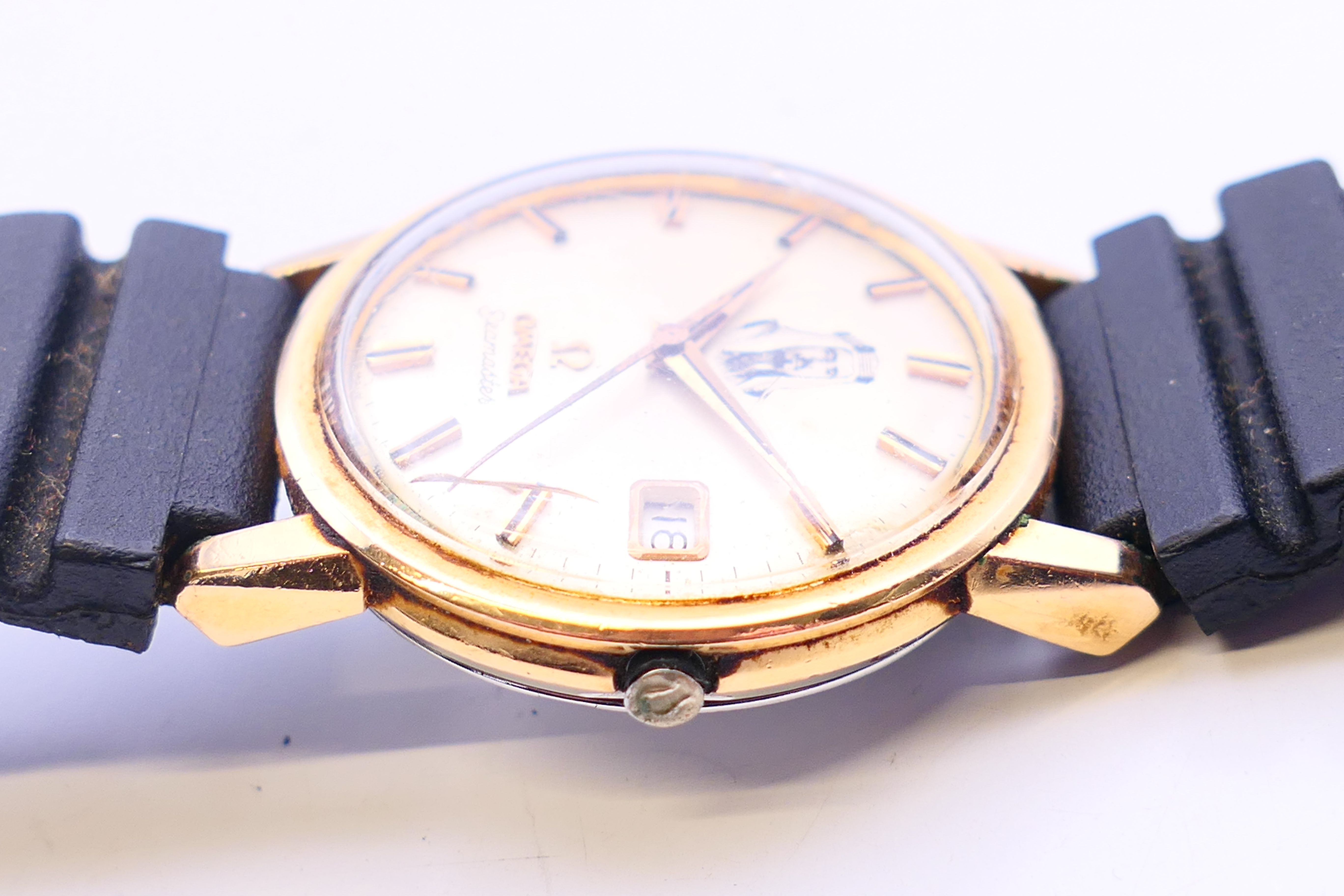 An Omega Seamaster gentleman's wristwatch. 3.5 cm diameter. - Image 4 of 6