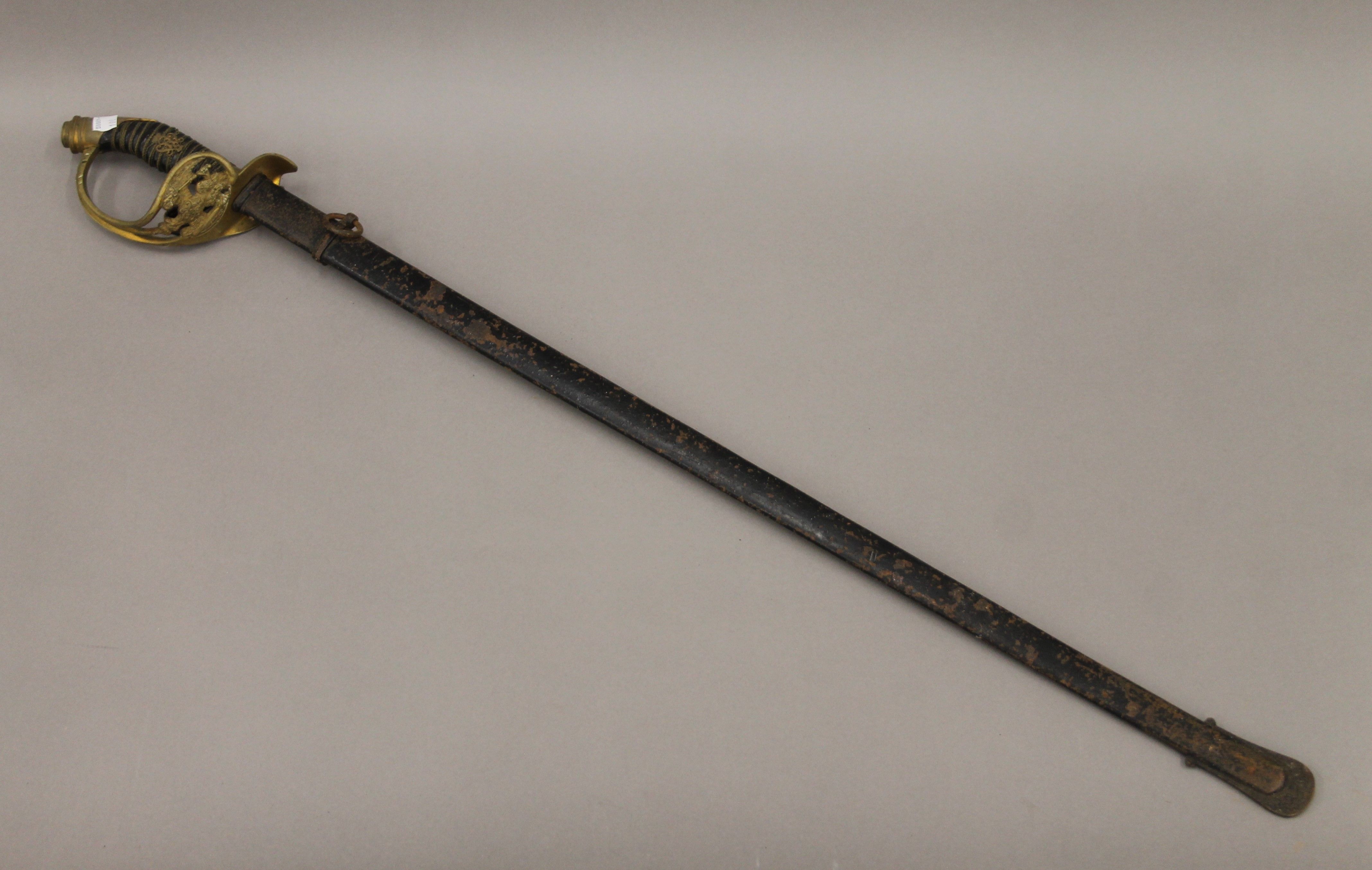 Six various swords, including a tulwar. The tulwar 86 cm long. - Image 8 of 27