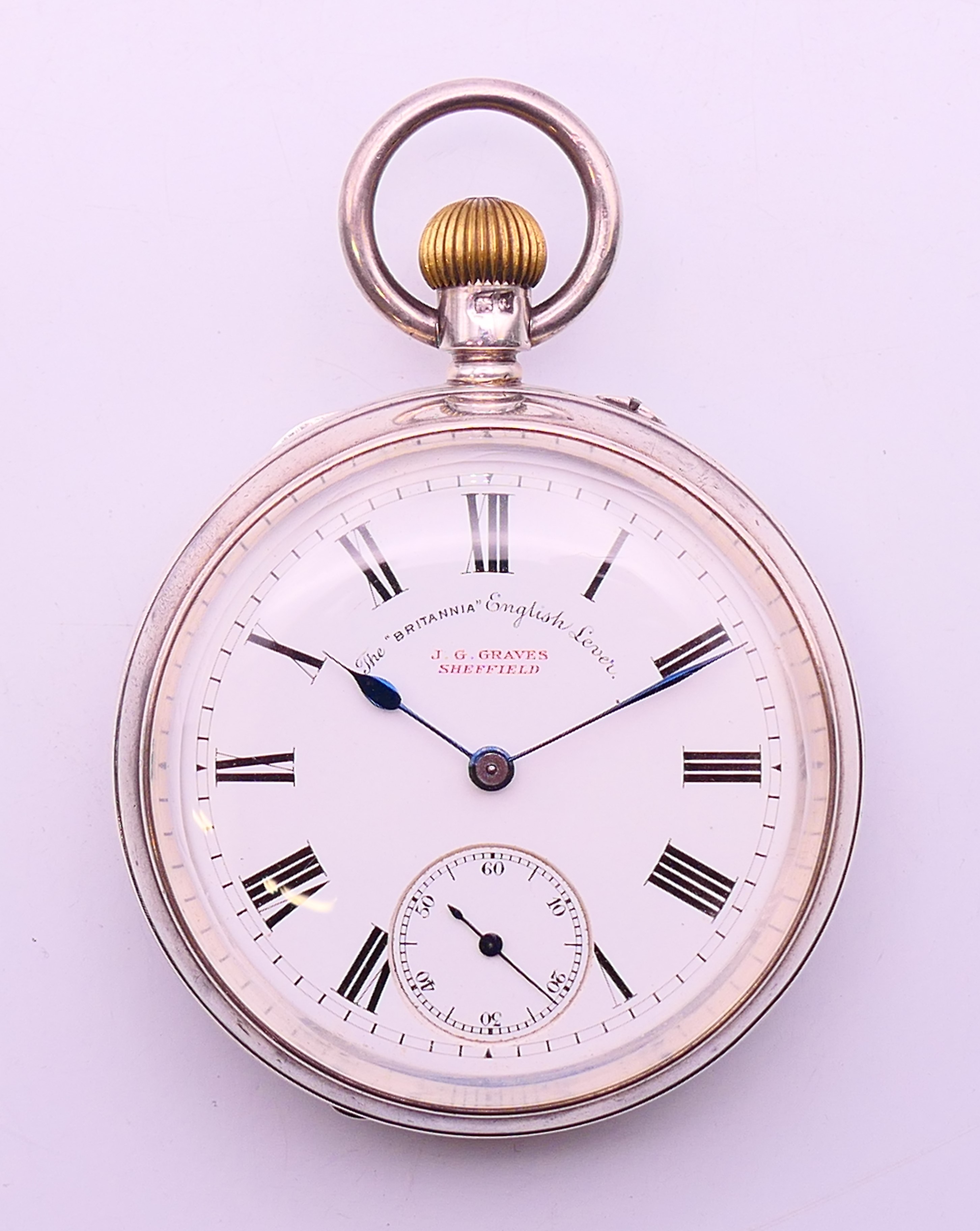 Five various silver pocket watches, - Image 23 of 37
