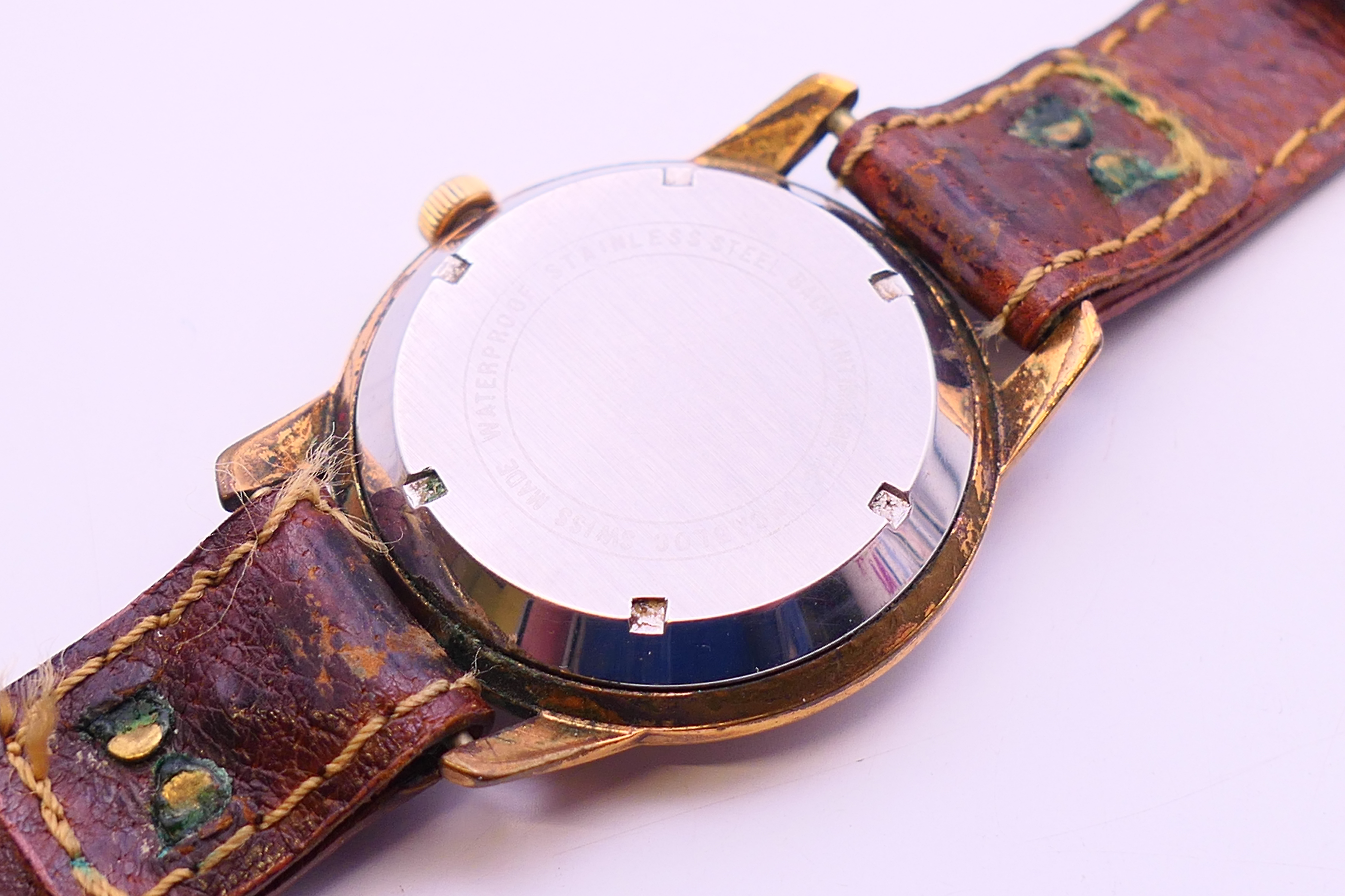 A 1960s Ramona 30 Rubis Incabloc gentleman's wristwatch. 3.5 cm diameter. - Image 6 of 6