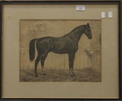 A set of six 19th century horse prints, each framed and glazed. 35 x 26.5 cm.