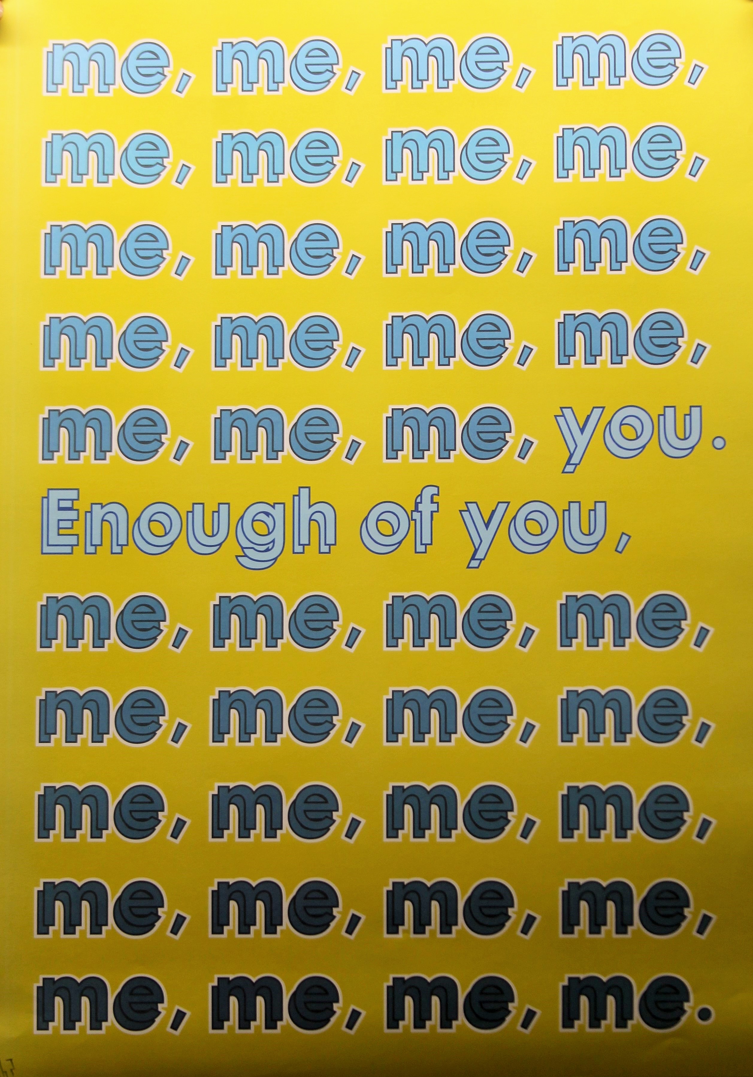 HUSH, Me Me Me, signed limited edition p